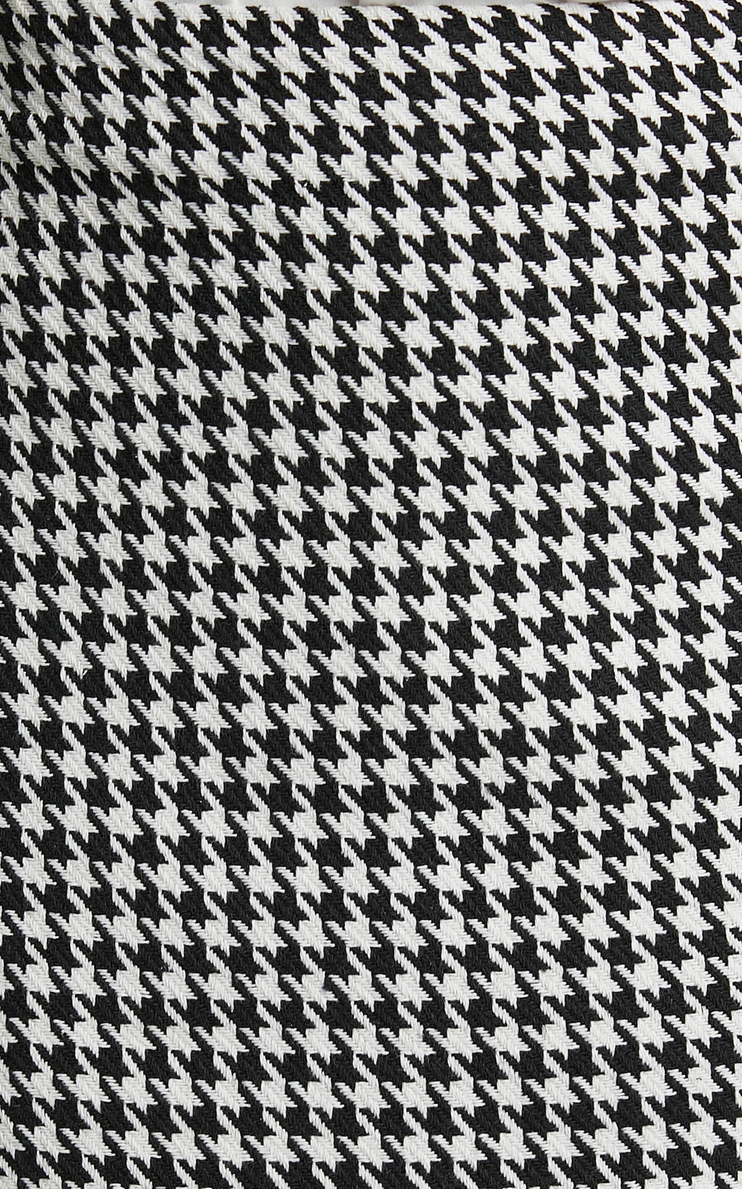 Minie Mini Skirt - Fitted High Waisted Skirt in Black and White Check