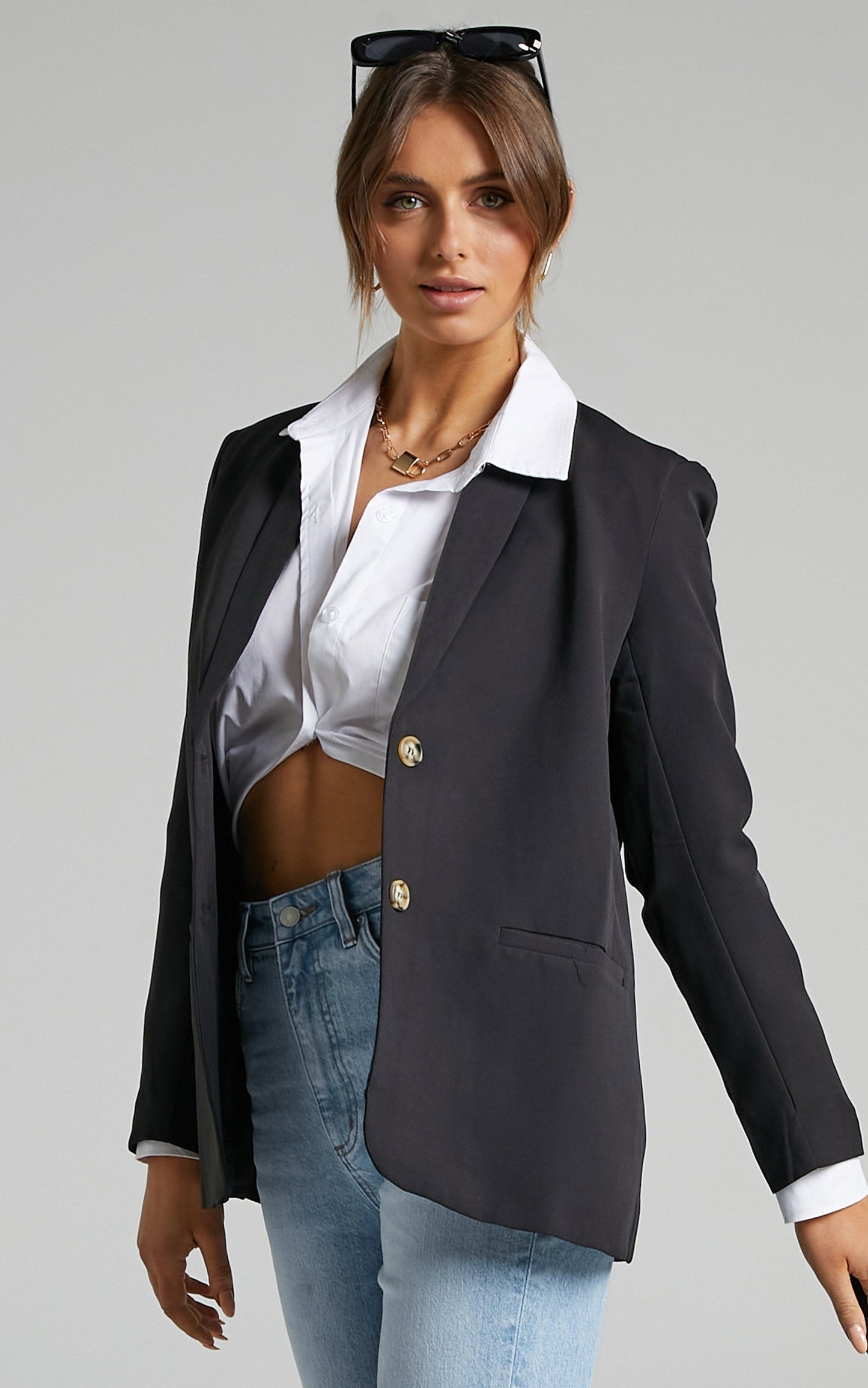 Miss Universe Blazer in Black