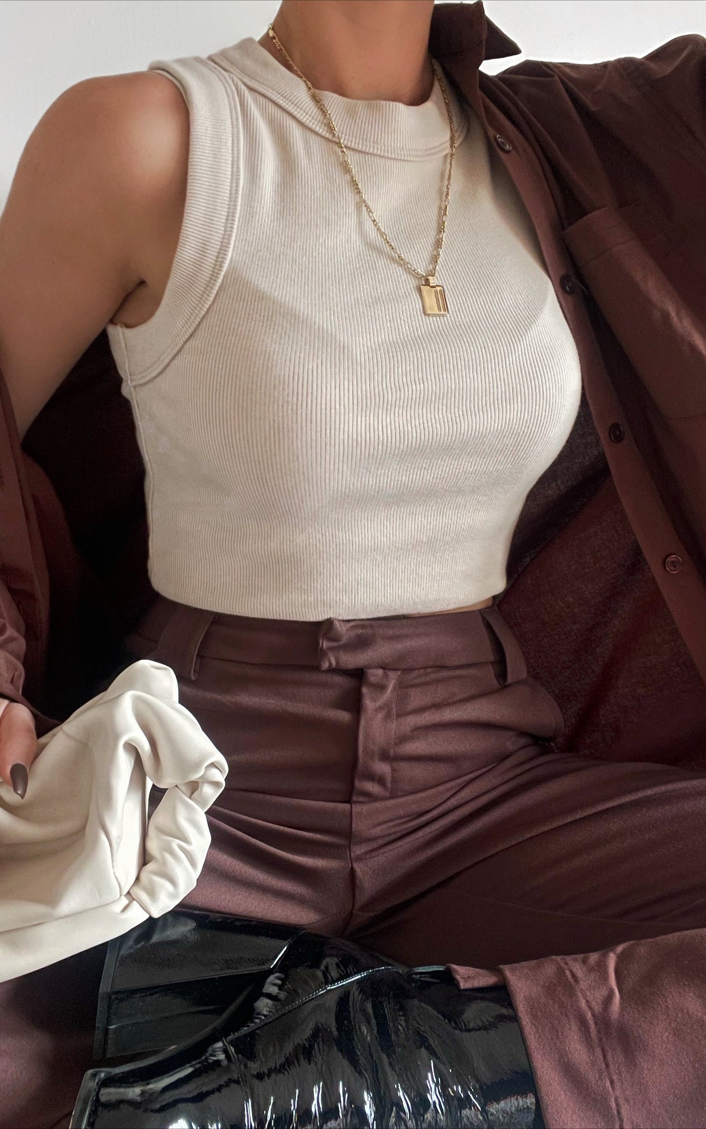 Neuw - Jonesy Singlet in Nude