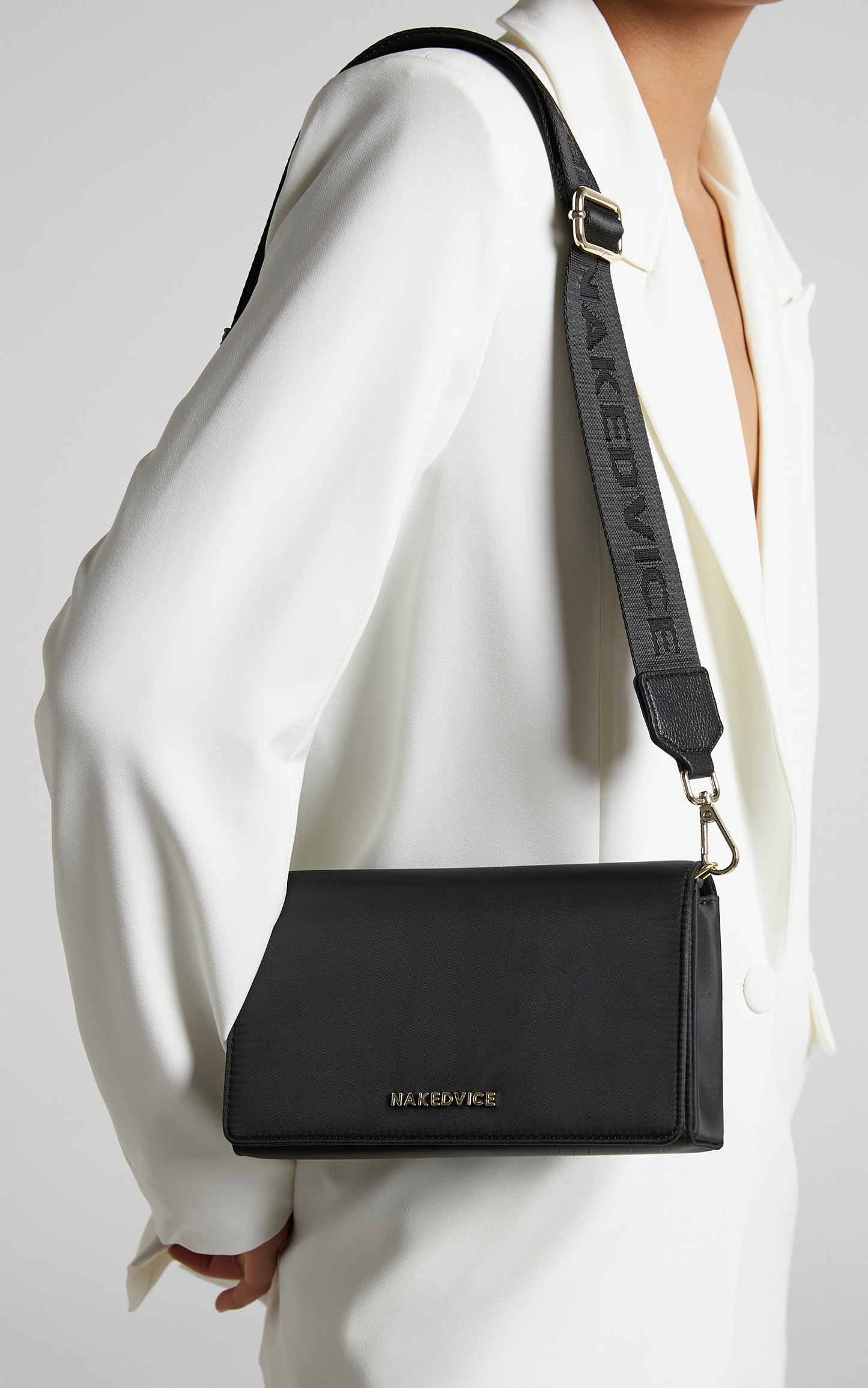 Nakedvice - The Harriet Bag in Black / Gold