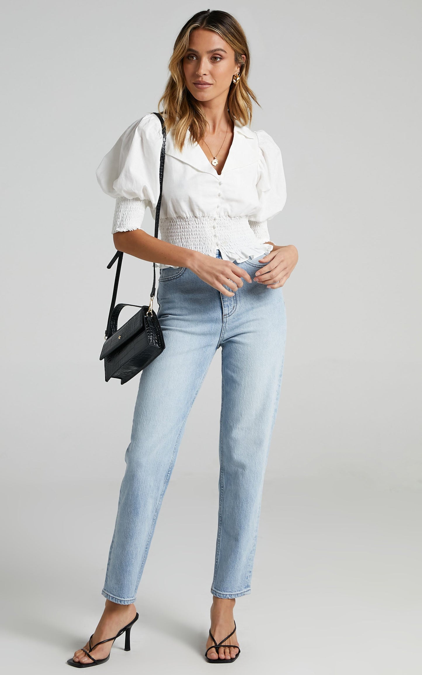 Nerio Top in White