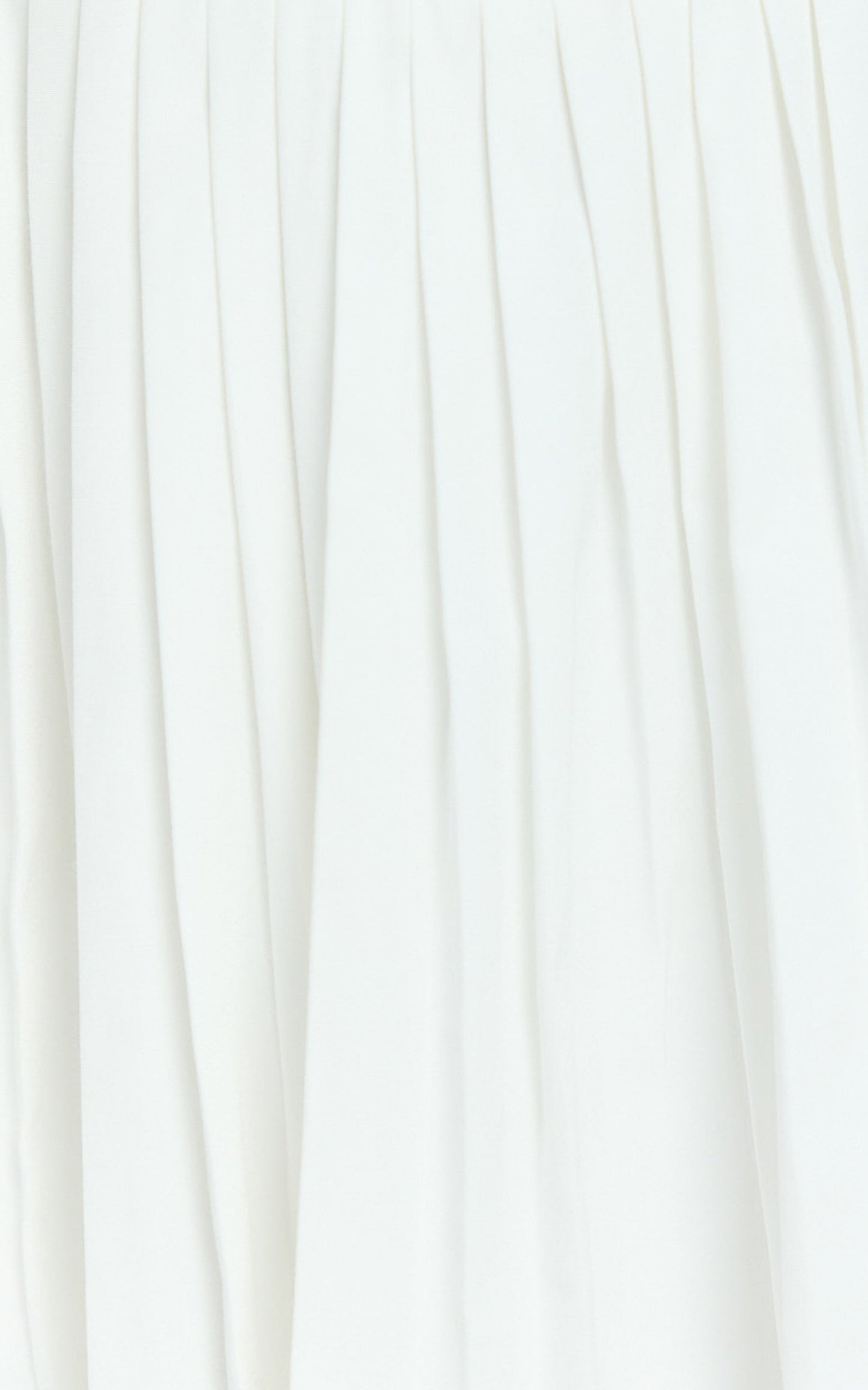 Nicolette Mini Dress - Square Neck Strappy Tie Shoulder Drop Waist Pleated Skirt Dress in Off White
