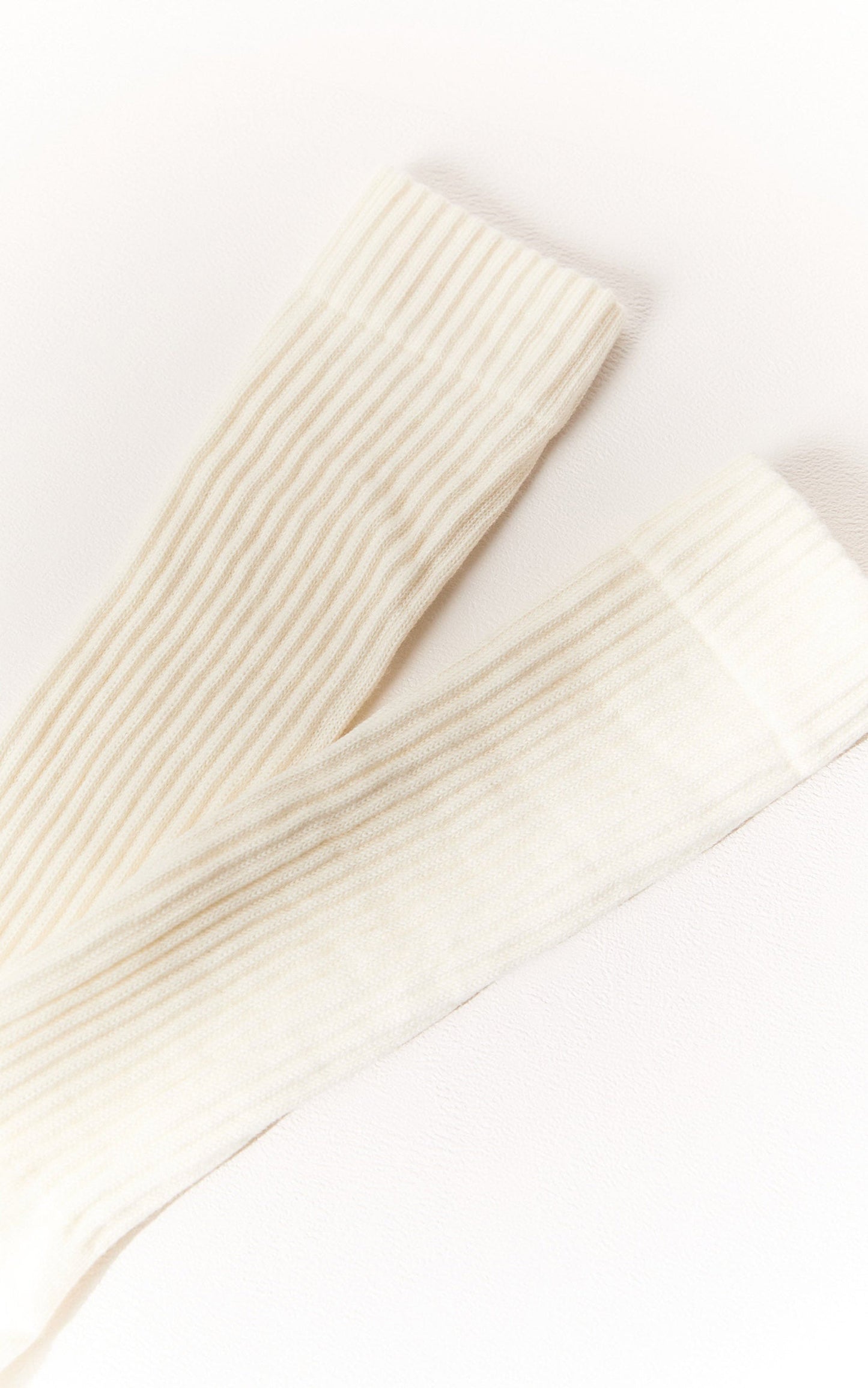 Nikki Socks - Thick Calf Length Socks in White