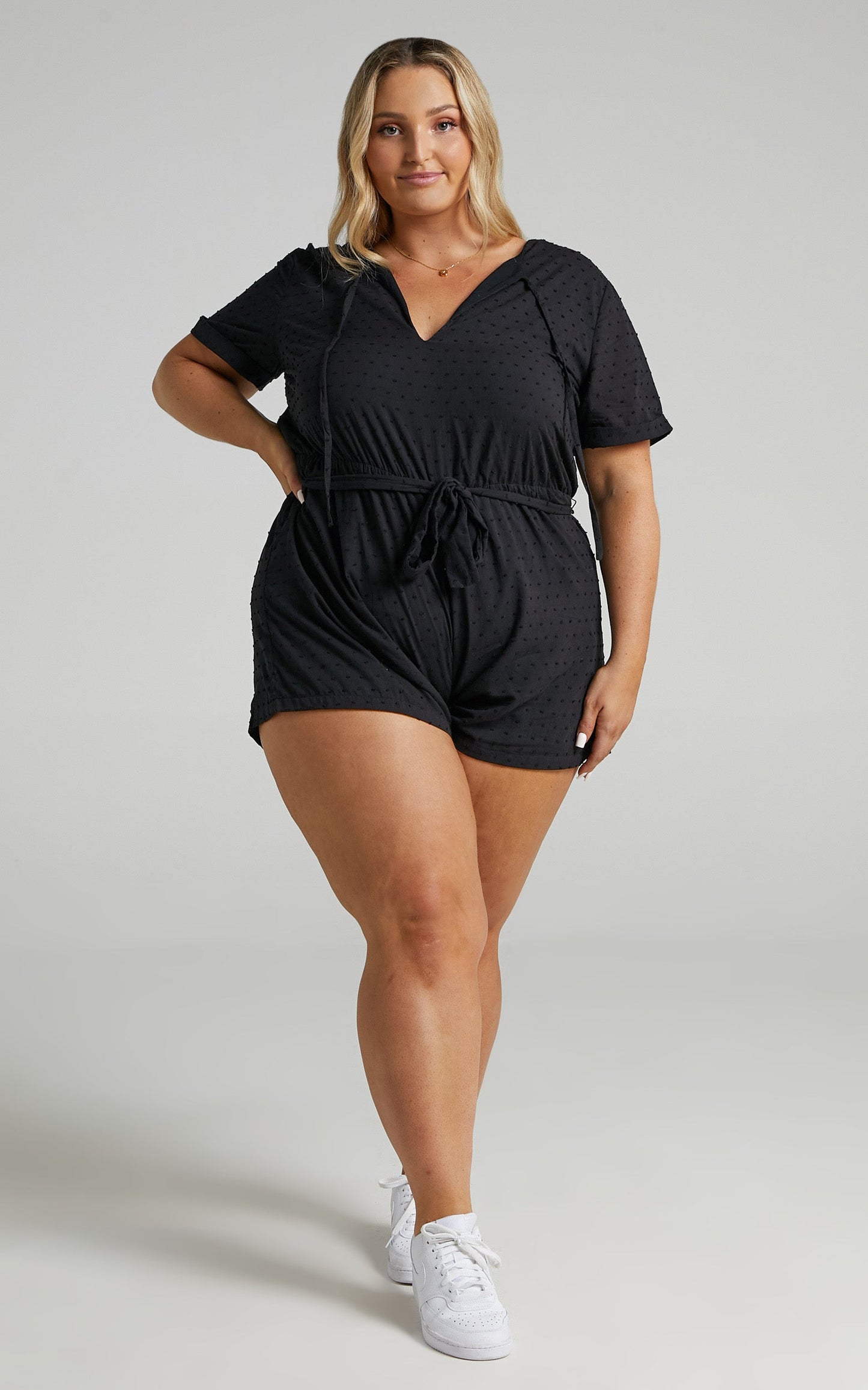 Northern Sun Playsuit in Black