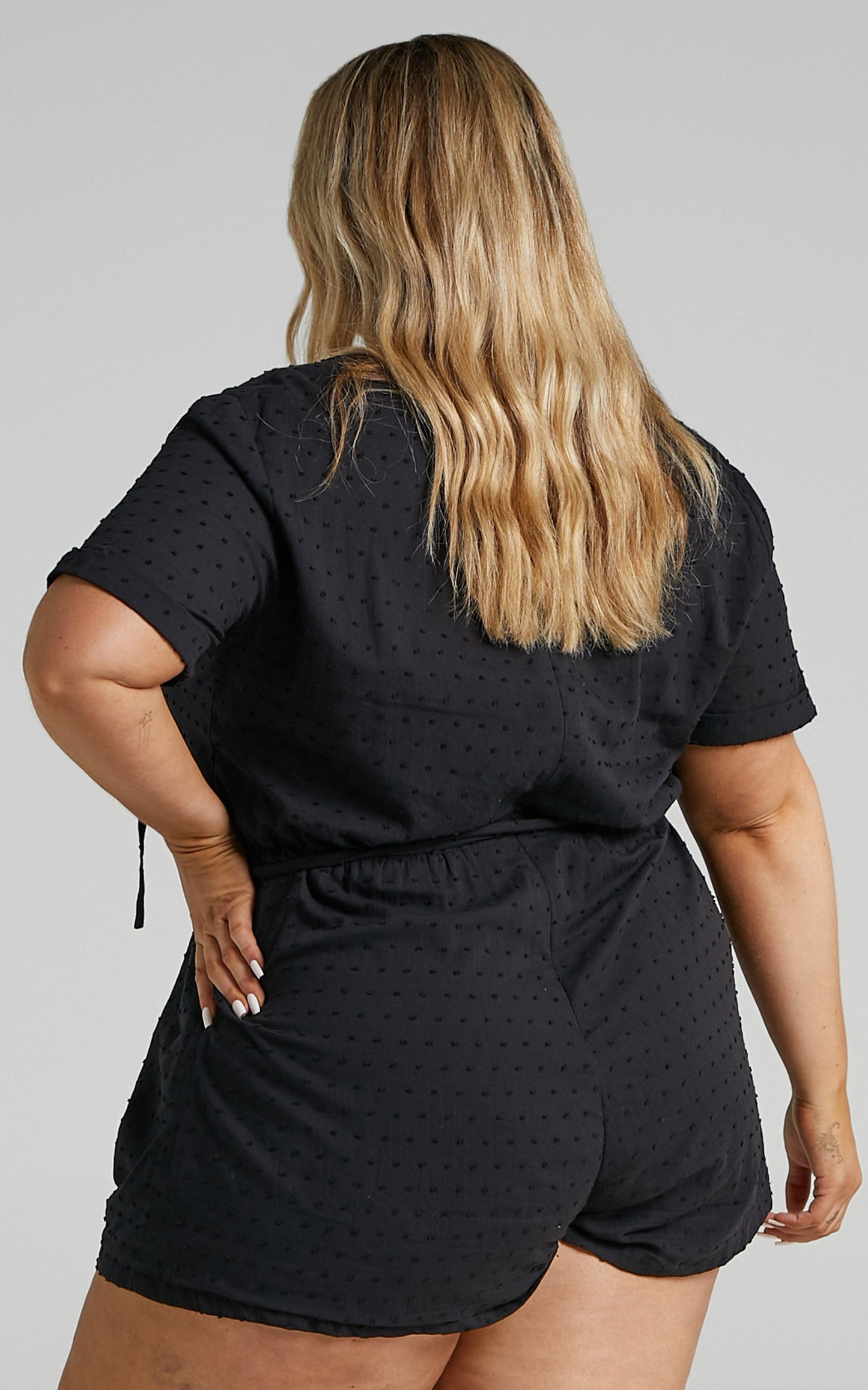 Northern Sun Playsuit in Black