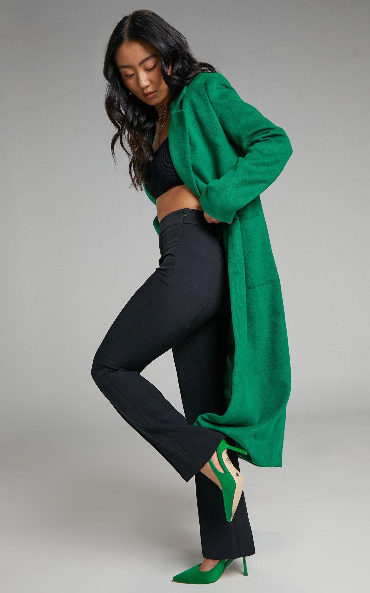 Novo - Zafu Heels in Green