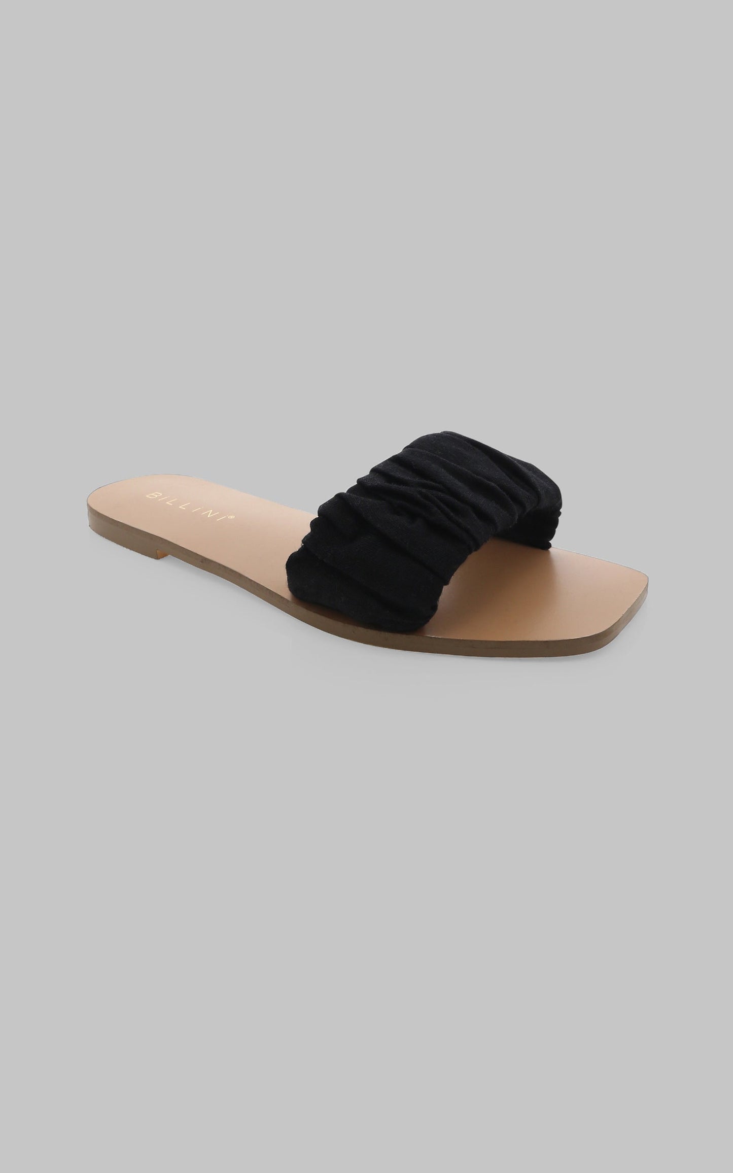 Billini - Ohanna Slides in Black Linen