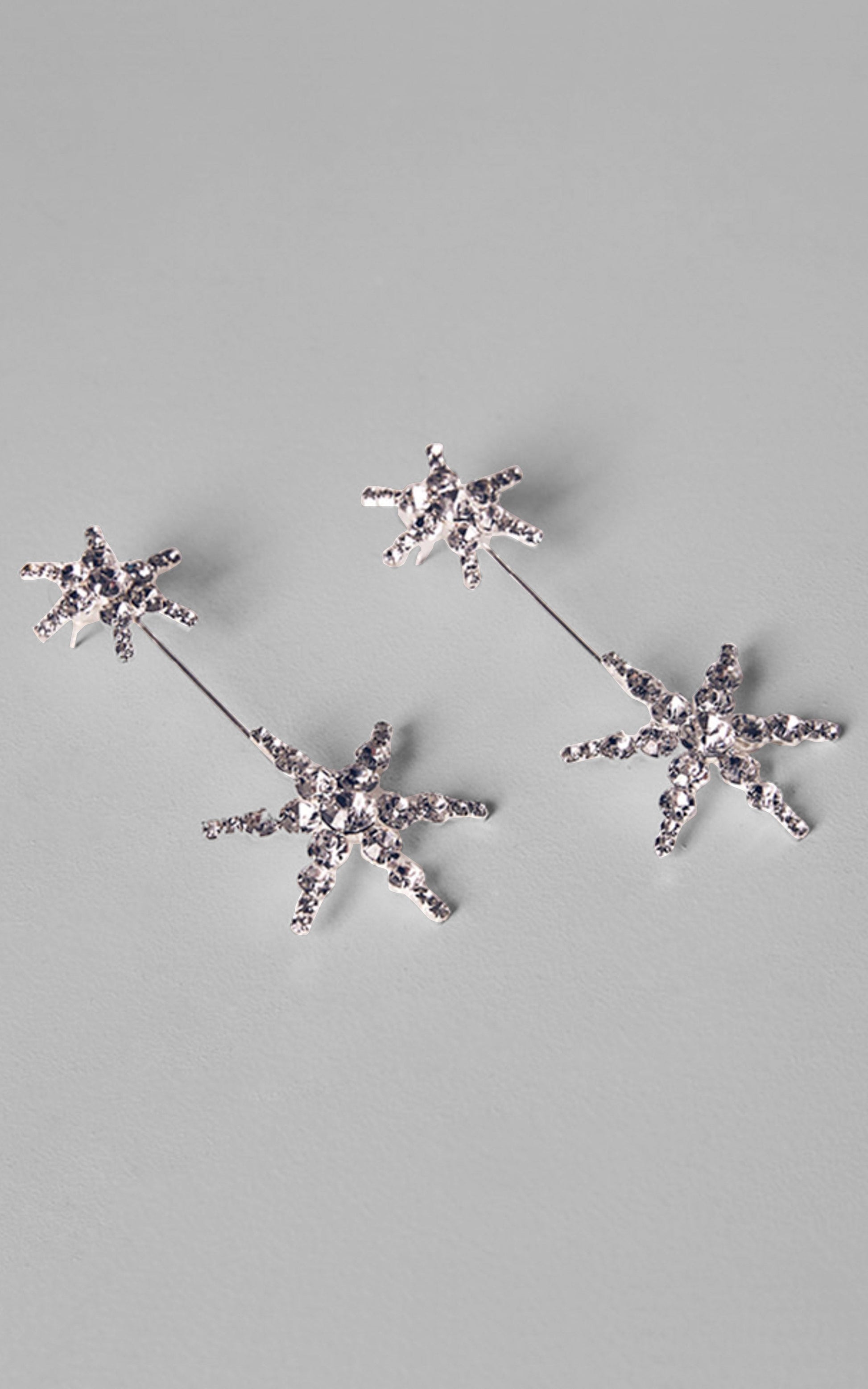 Billini x Natalie Anne - Olivia Diamante Star Earrings in Silver