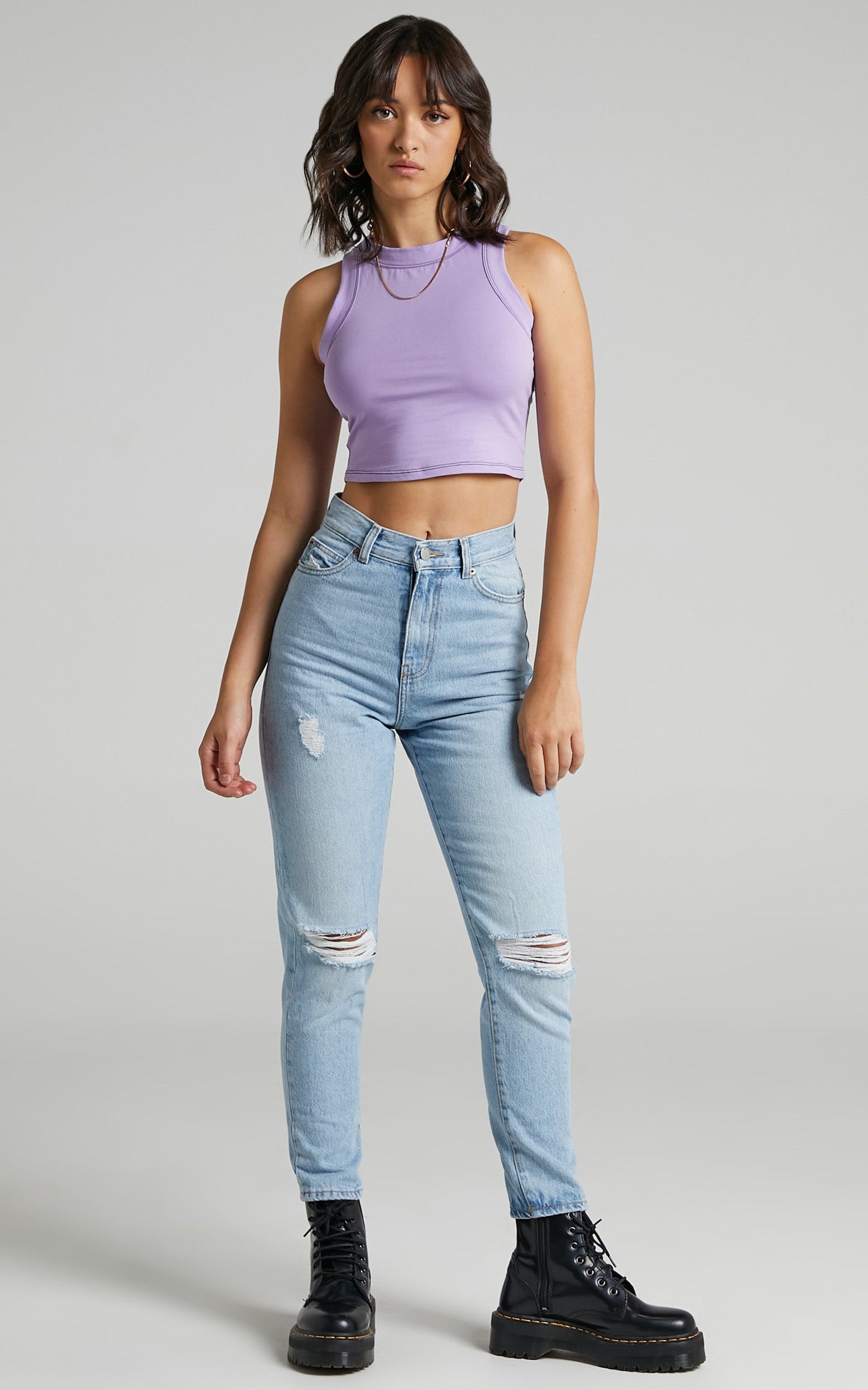 Odetta Top in Lilac