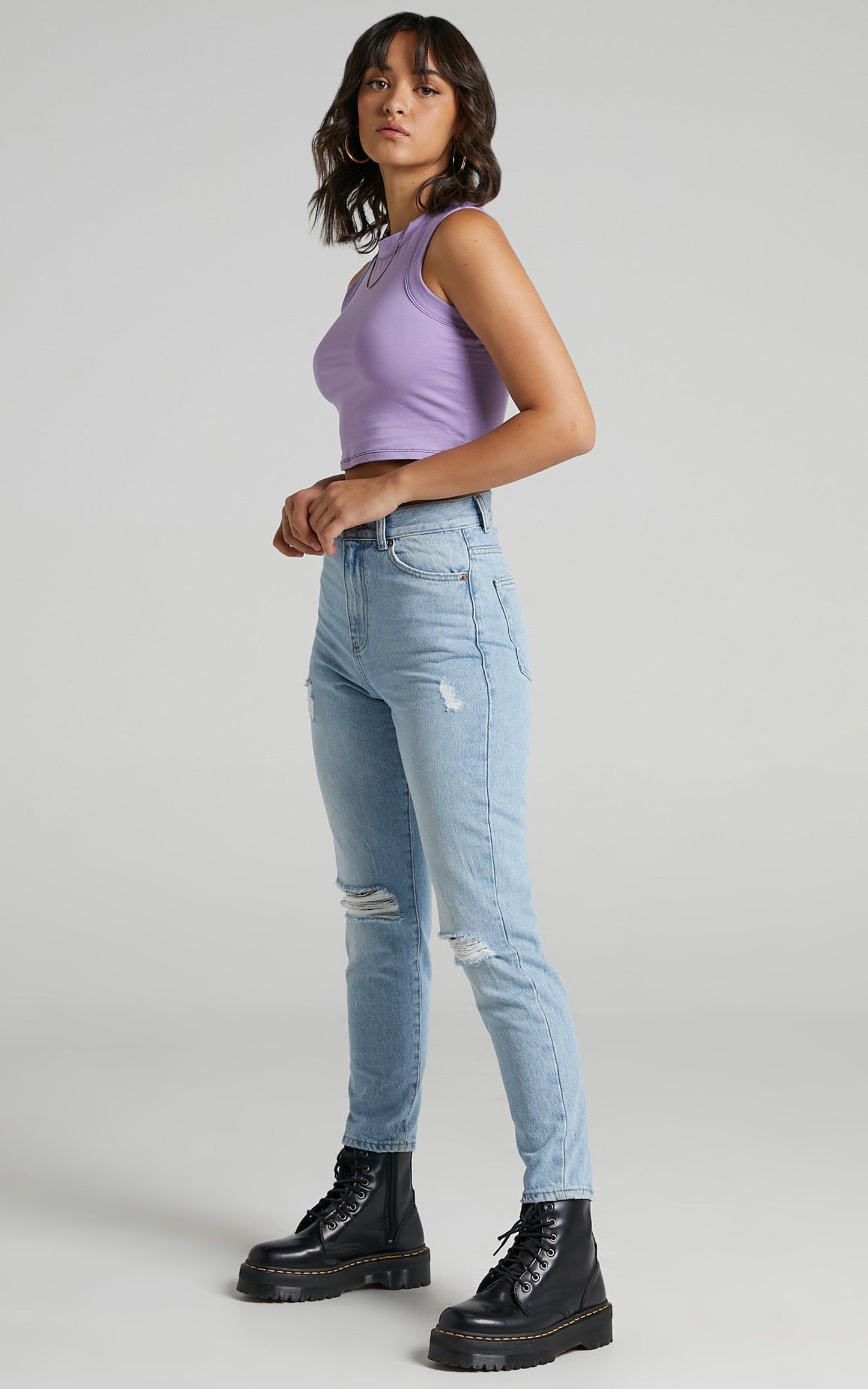 Odetta Top in Lilac