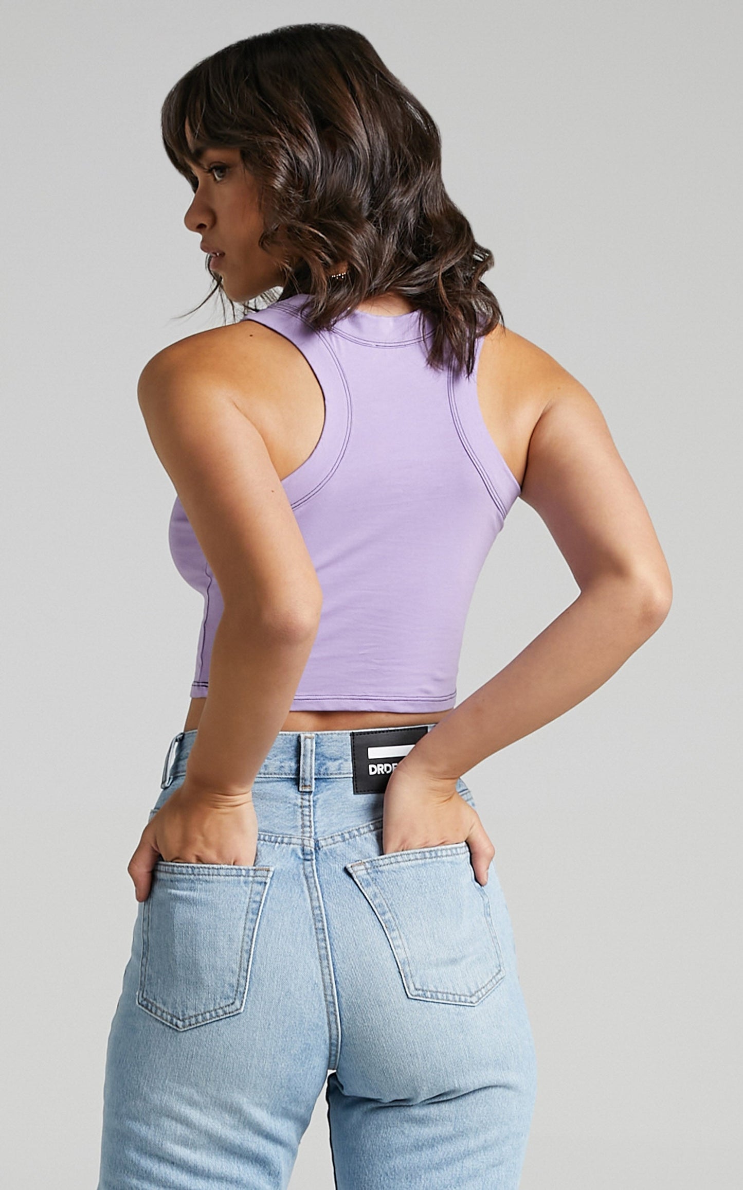 Odetta Top in Lilac