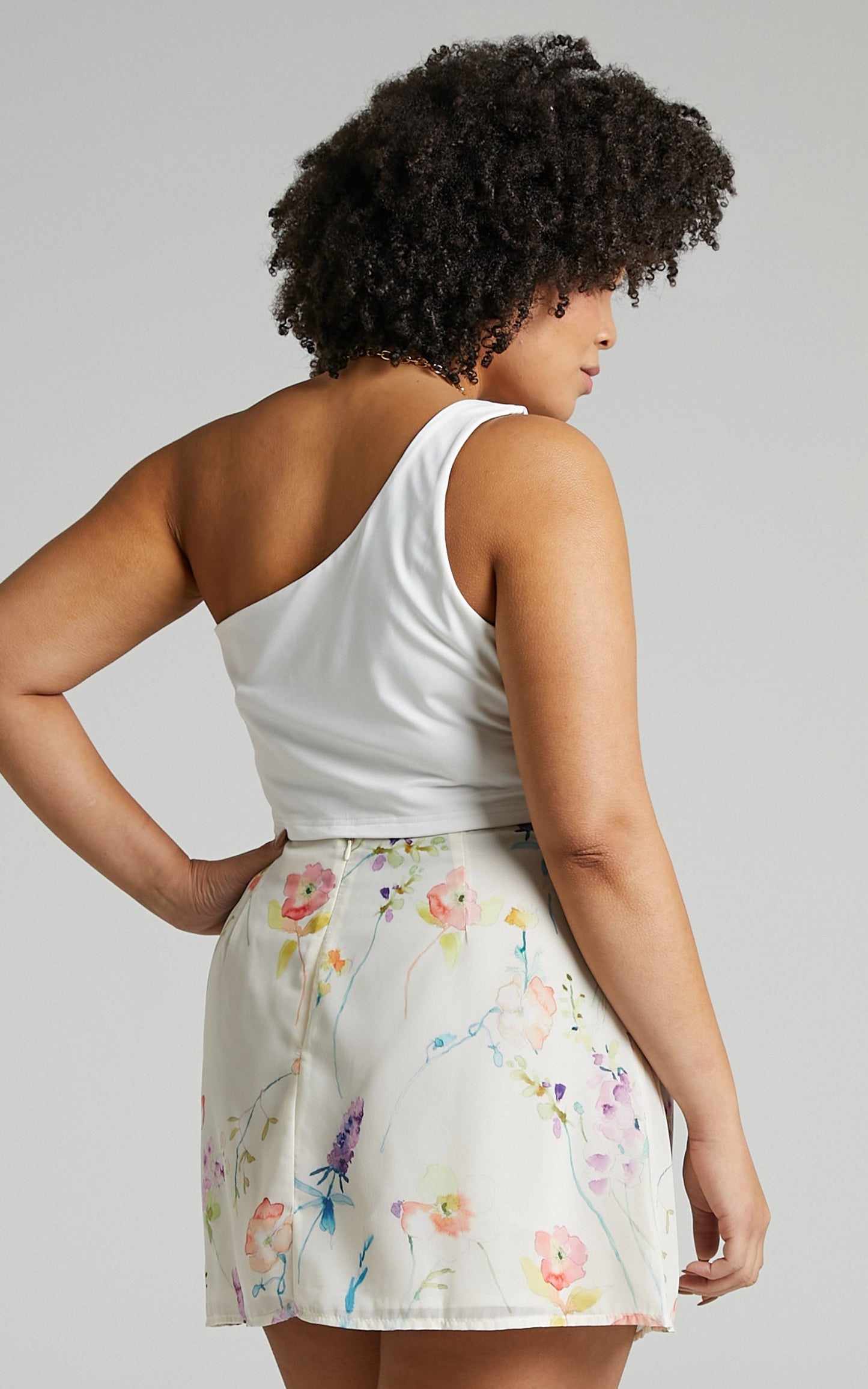Only Offer Skirt in Watercolour Floral
