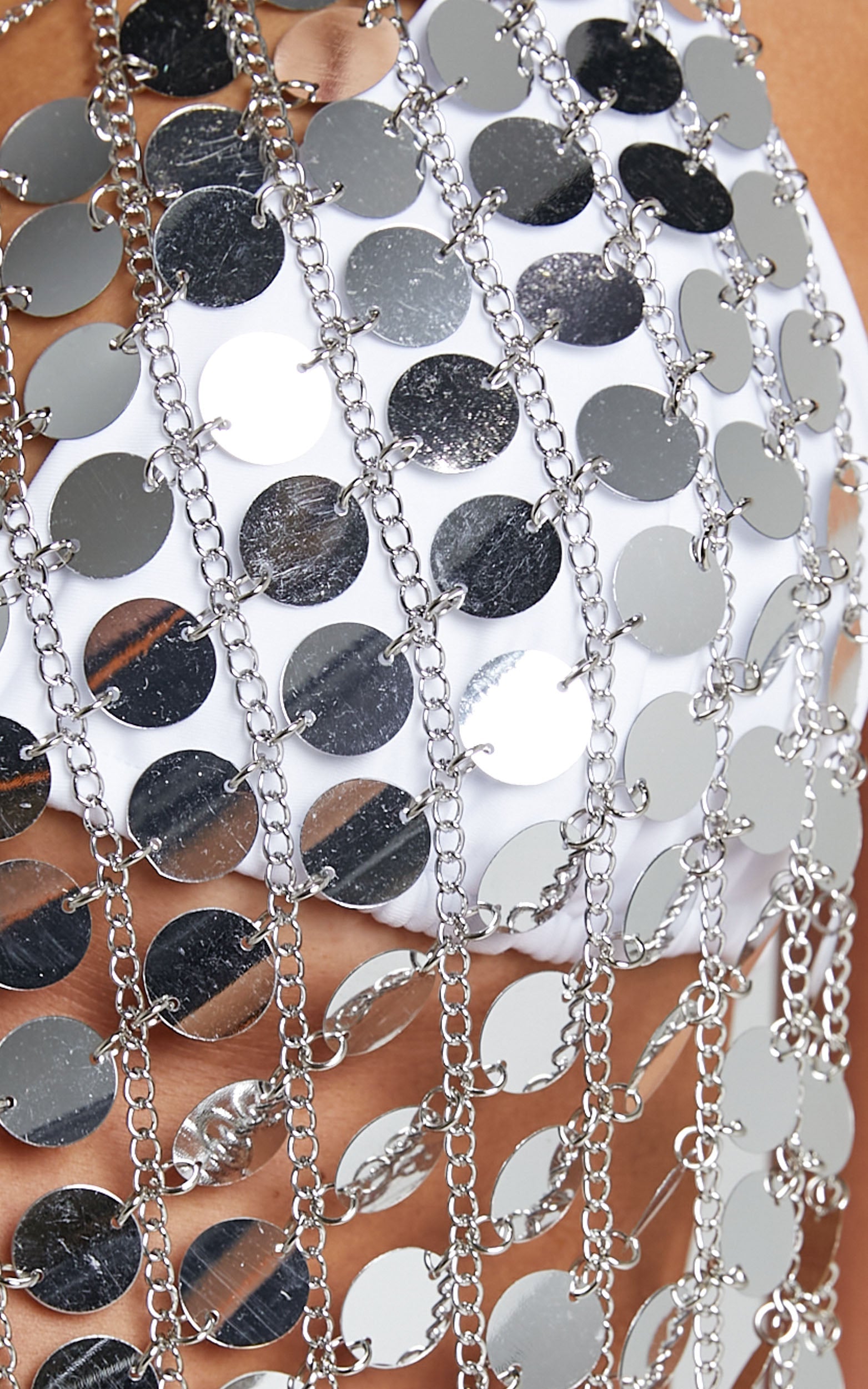 Maulani Top in Silver