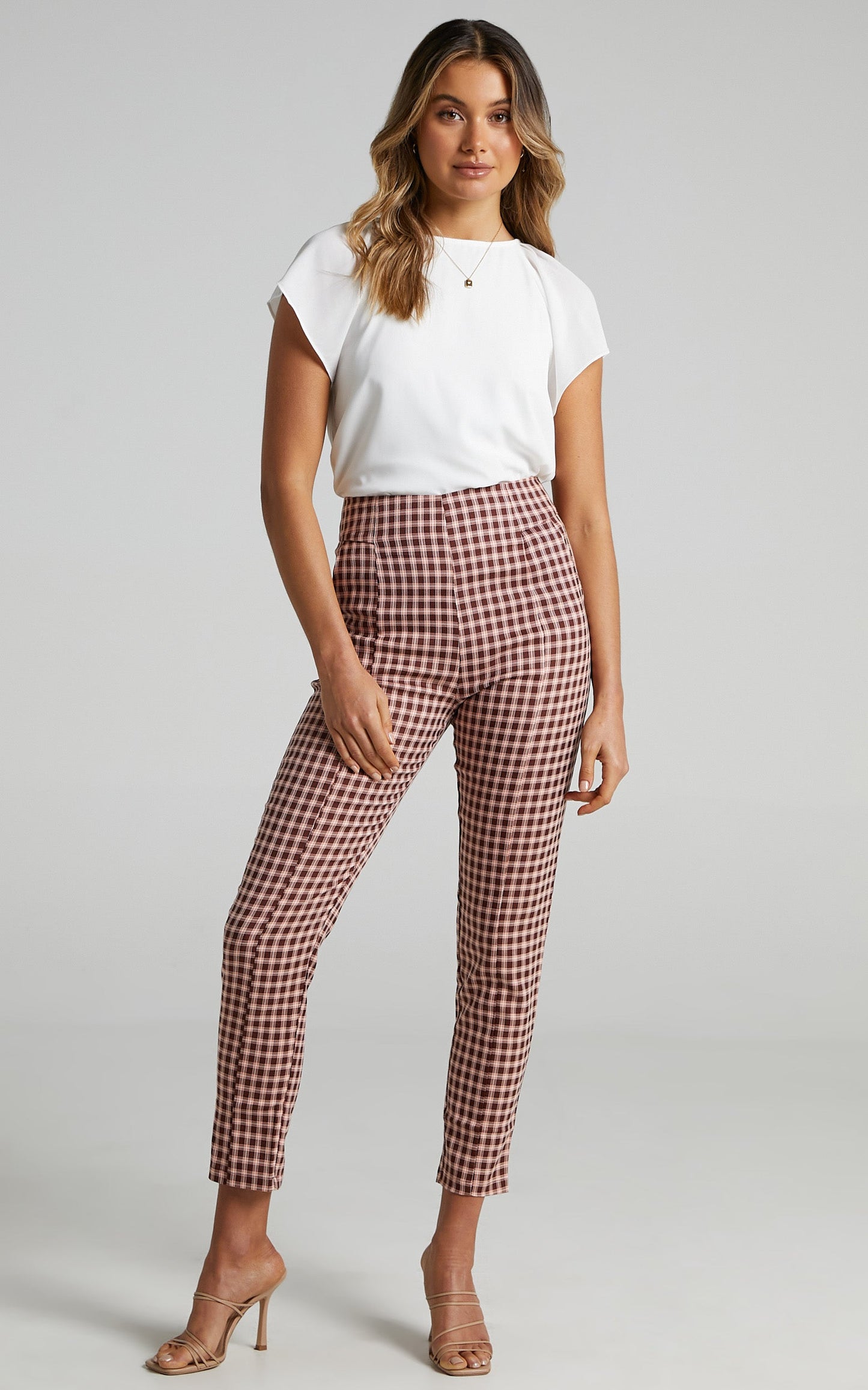 Otis Pants in Red Check