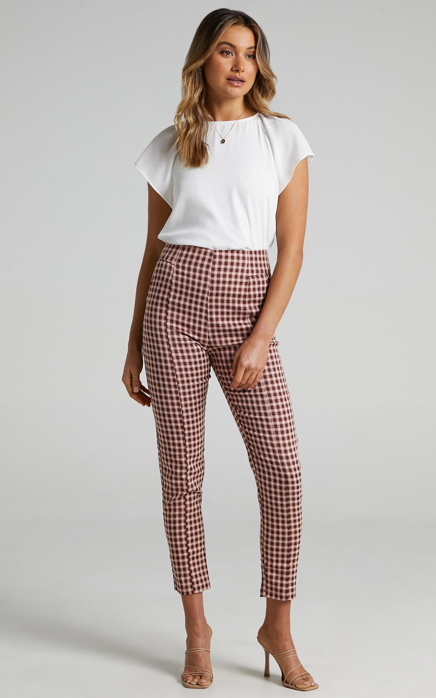 Otis Pants in Red Check