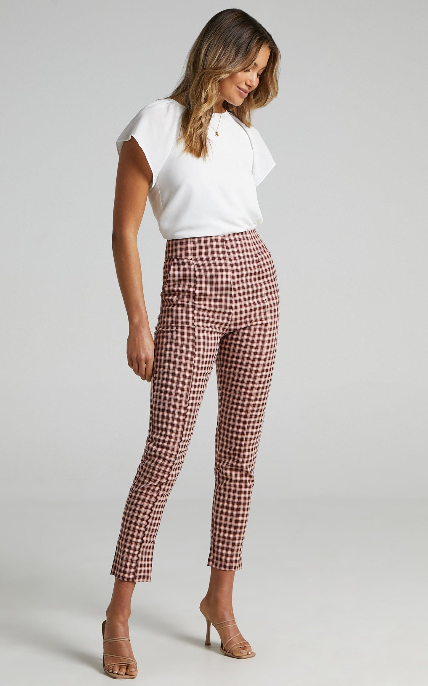 Otis Pants in Red Check