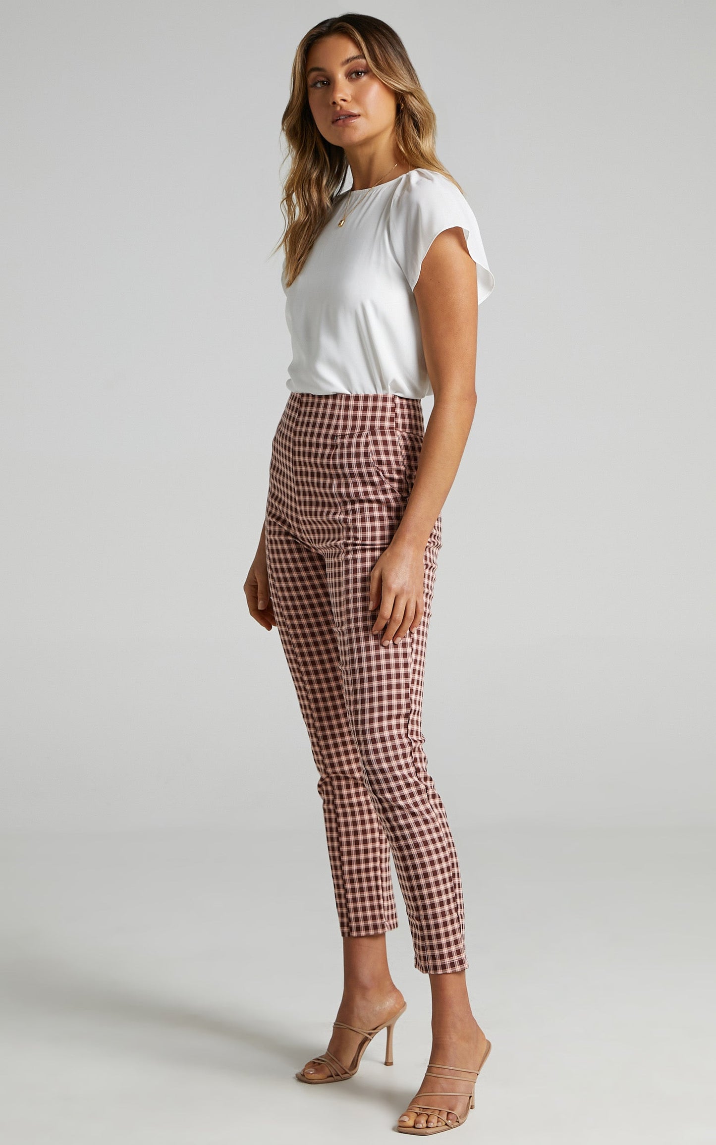 Otis Pants in Red Check