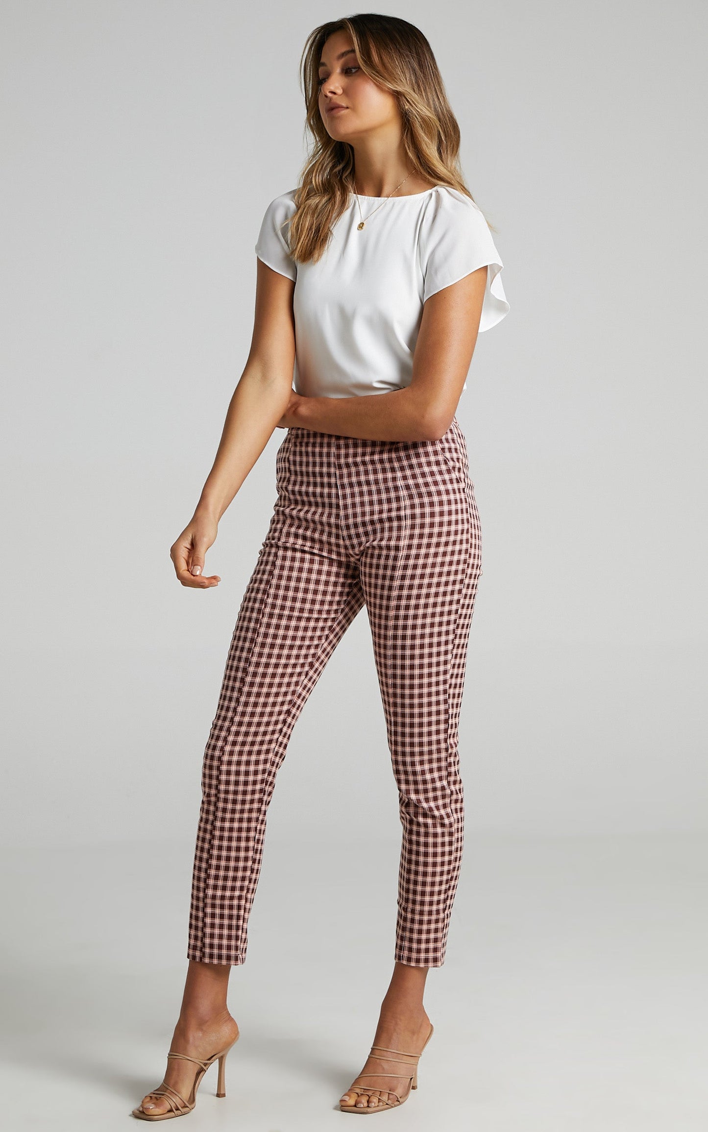 Otis Pants in Red Check