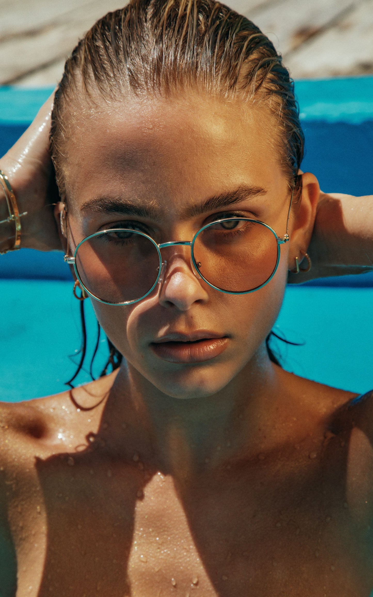 Peta and Jain - Molly Sunglasses in Peach