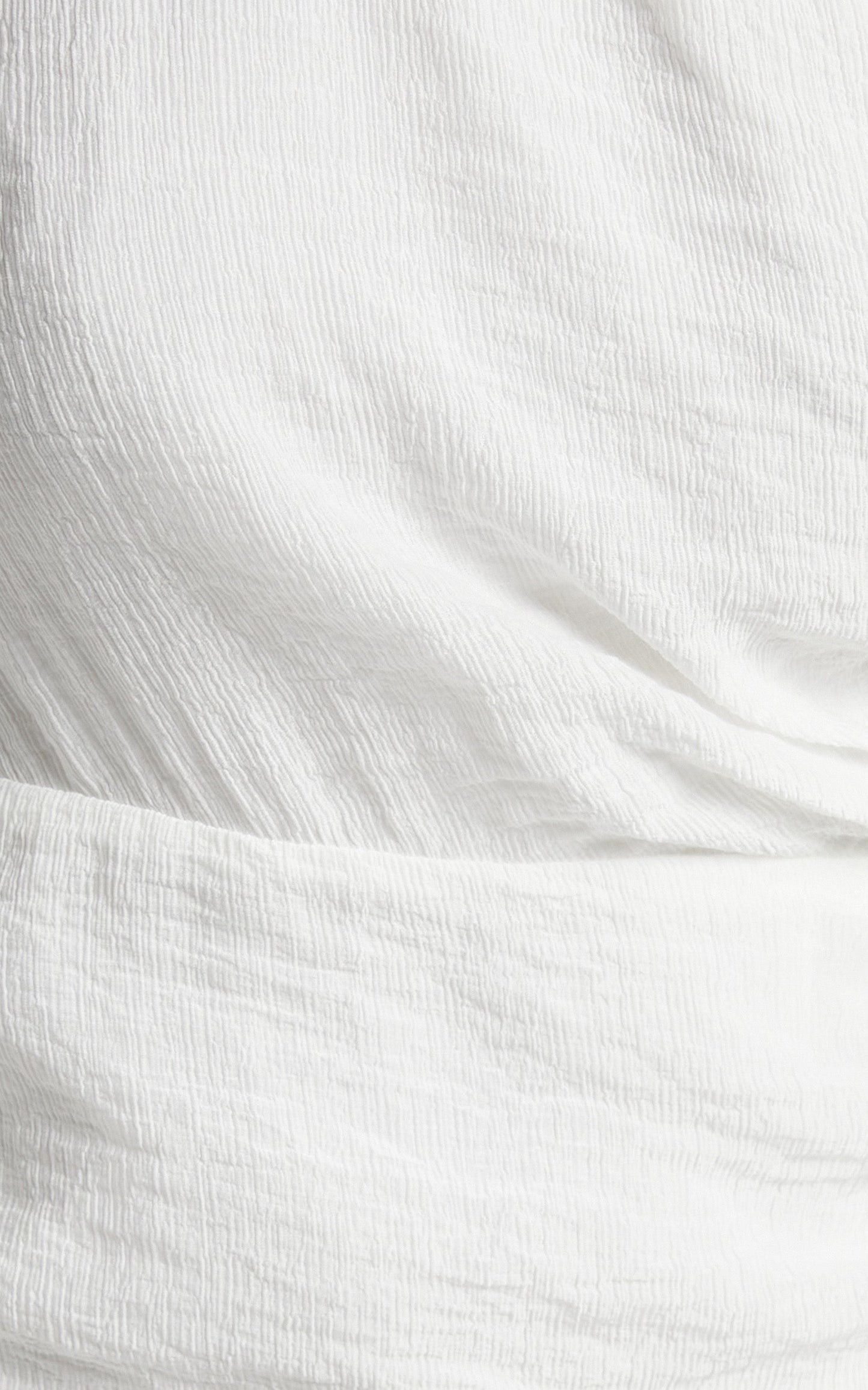 Paige Mini Dress - One Shoulder Frill Hem Wrap Skirt Dress in White