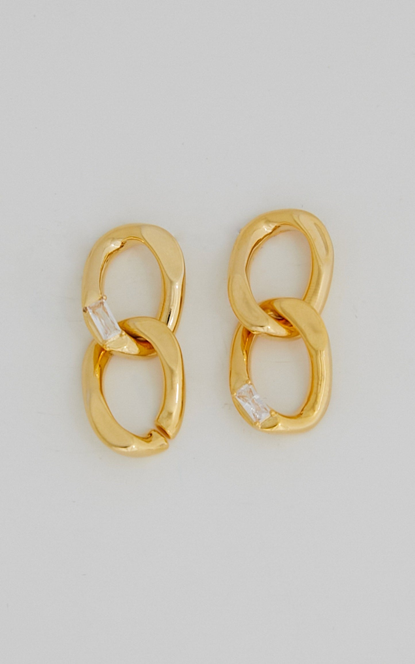 Parvine Drop Earrings in Gold