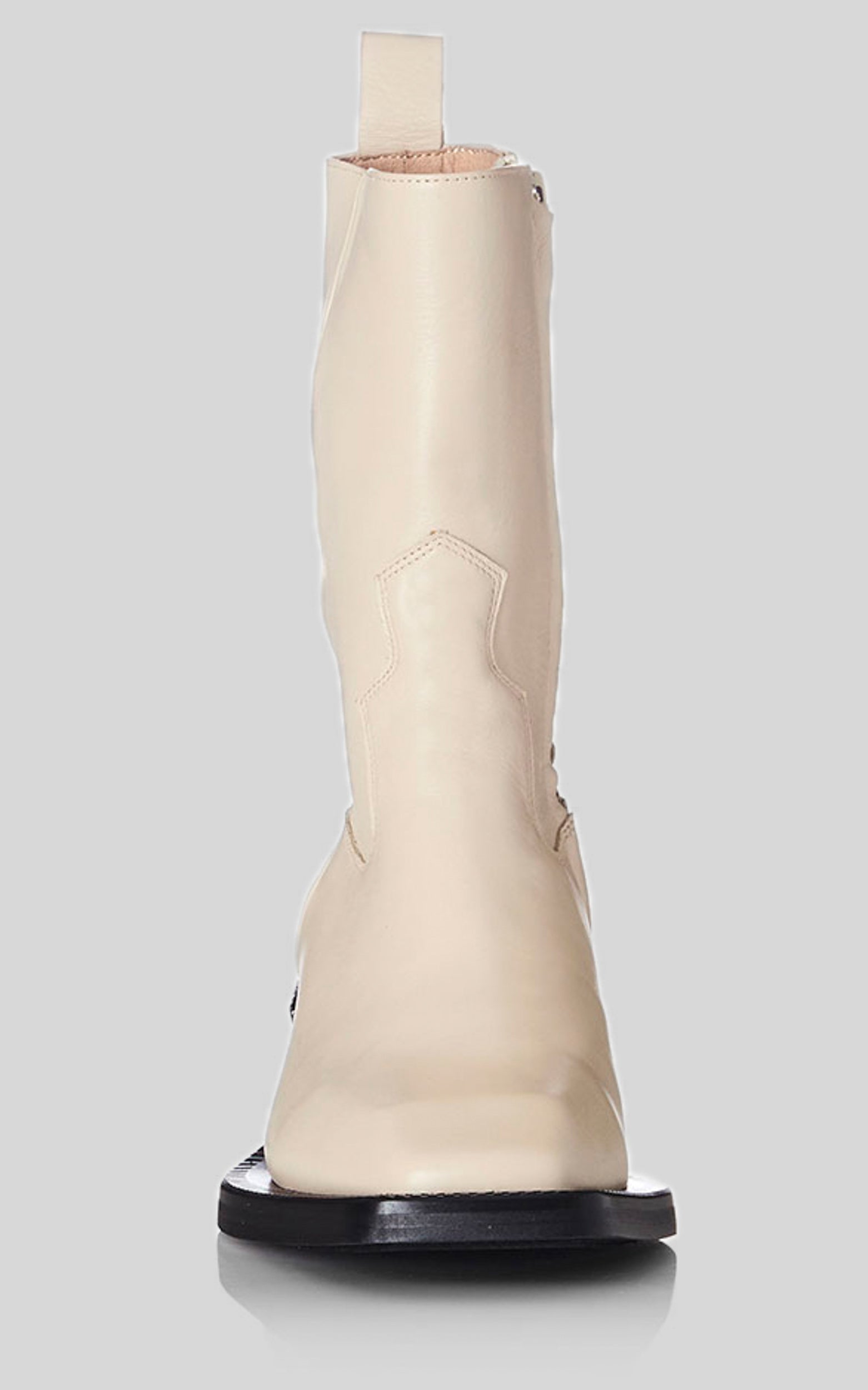 Alias Mae - Penny Boots in Cream Leather