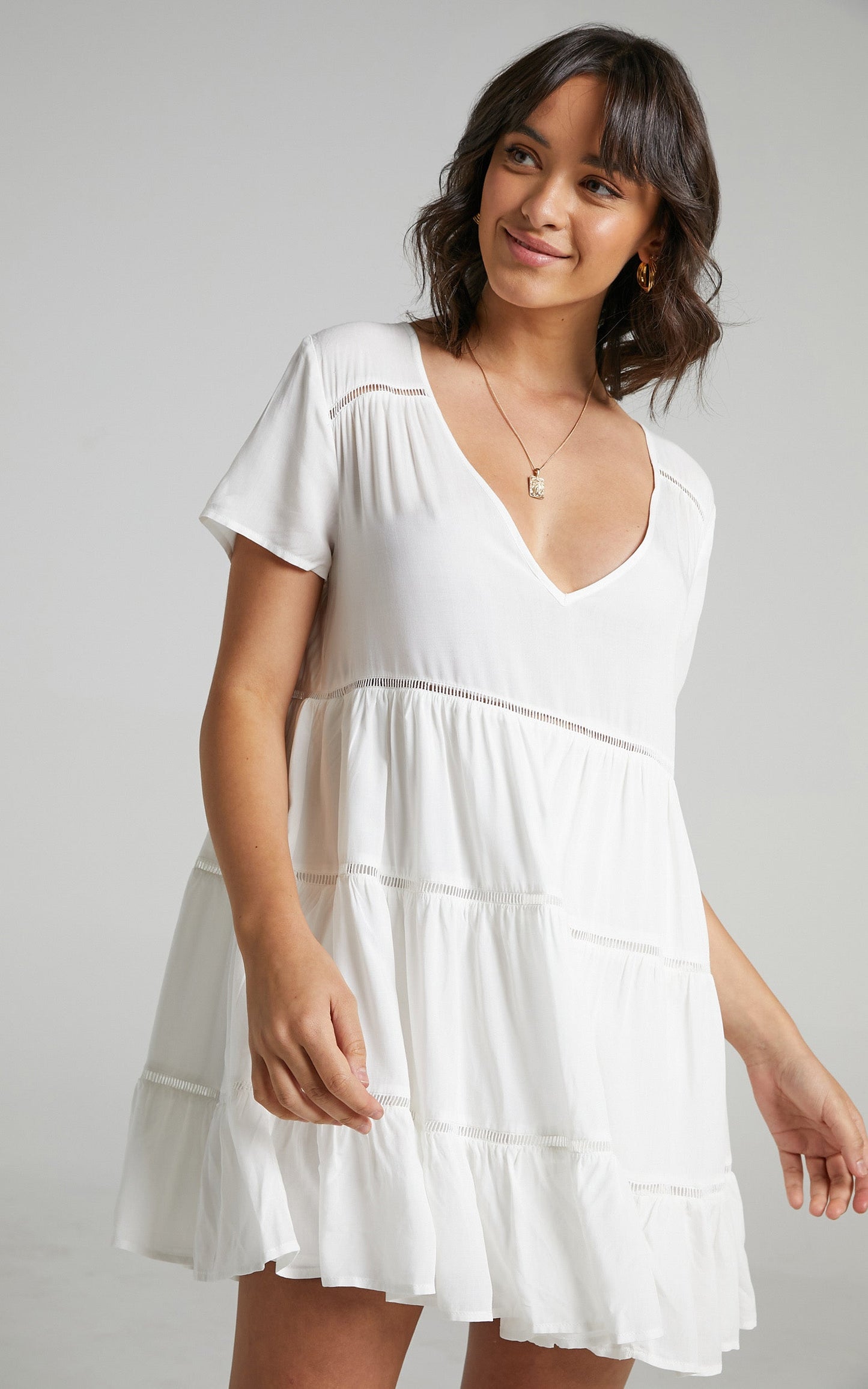 Penryn Dress in White