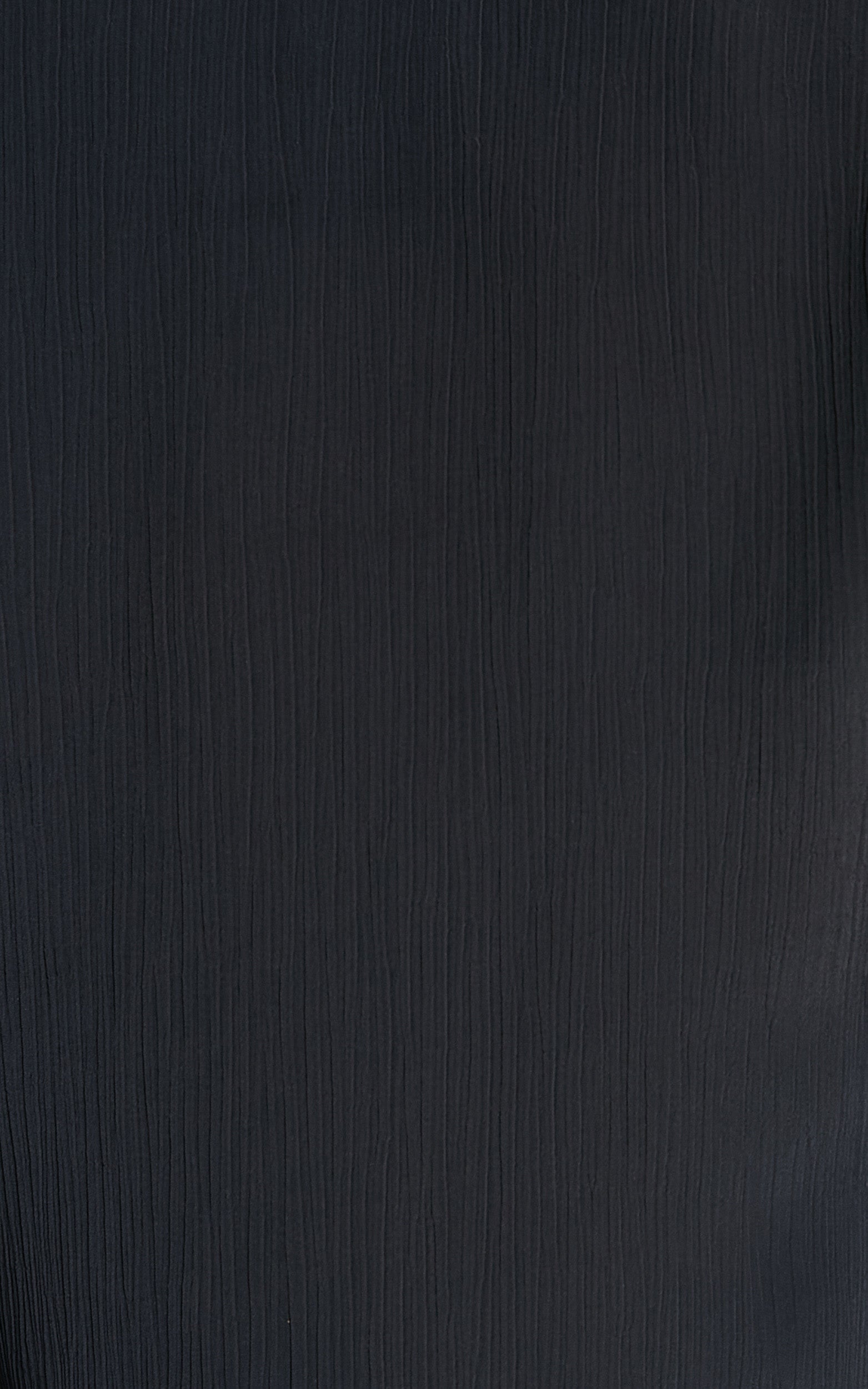 Perly Blouse - Crinkle Tie Front Long Sleeve Blouse in Black