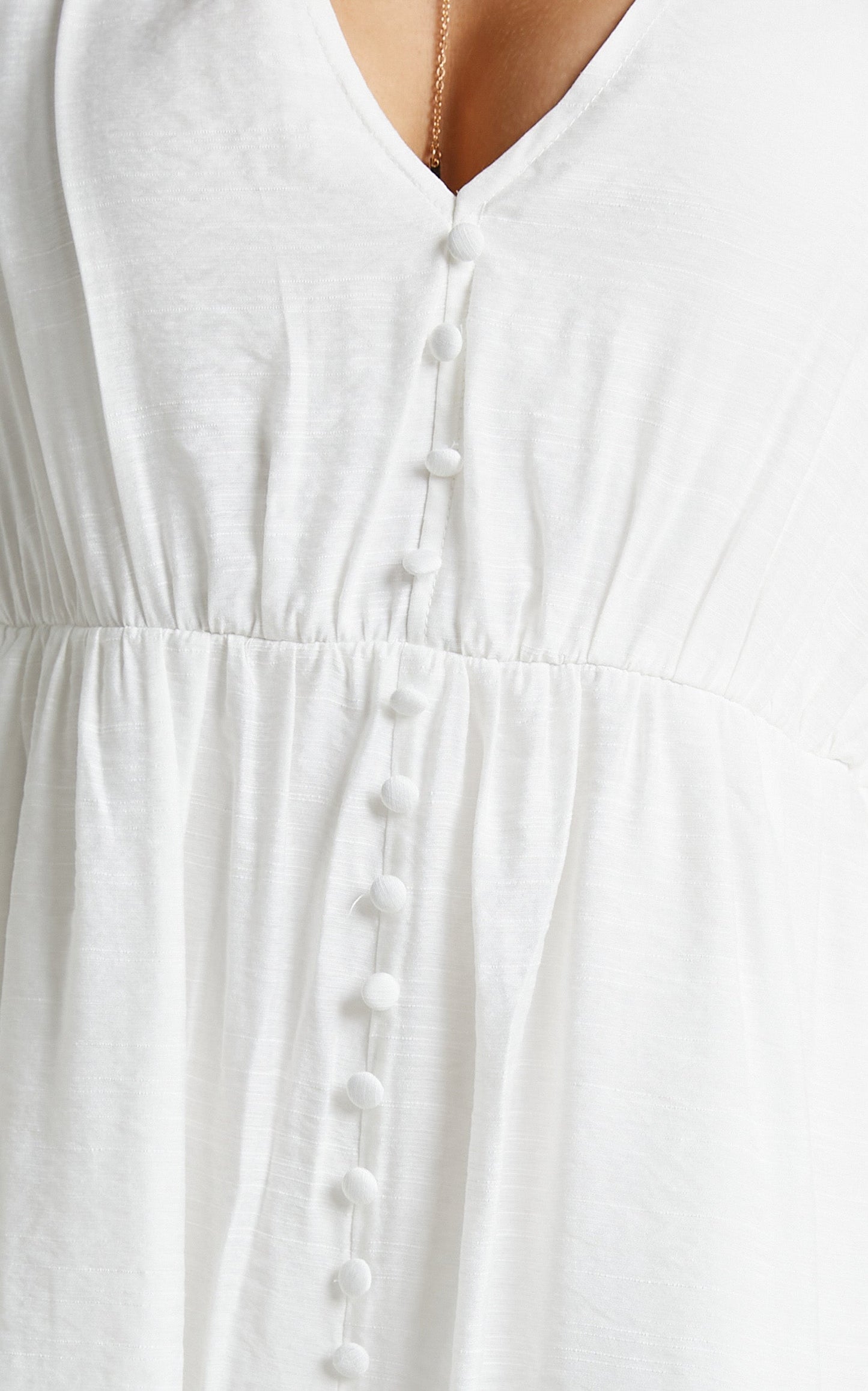 Perrine Shift Mini dress in White