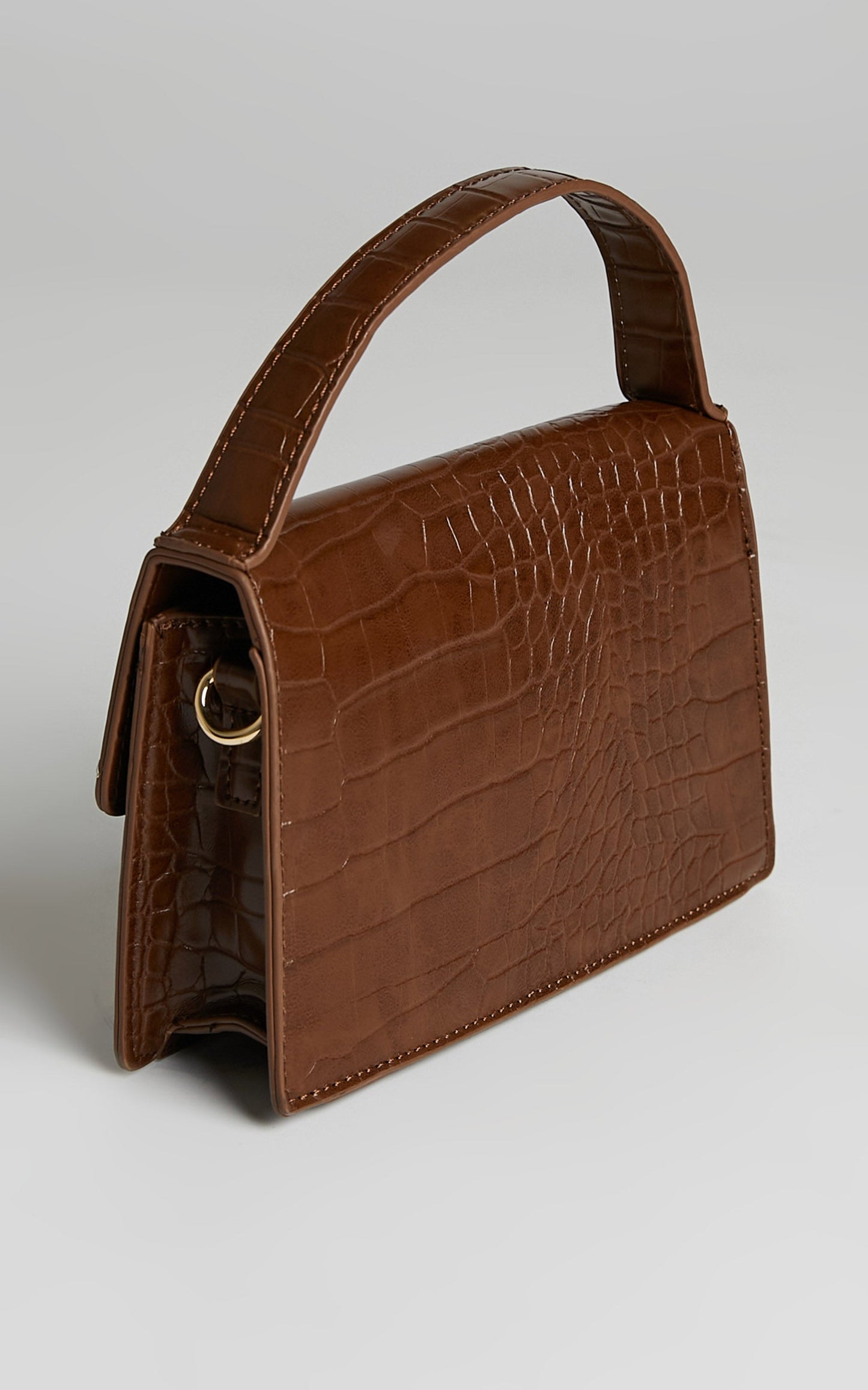 Peta And Jain - Alys Bag in Chocolate Croc