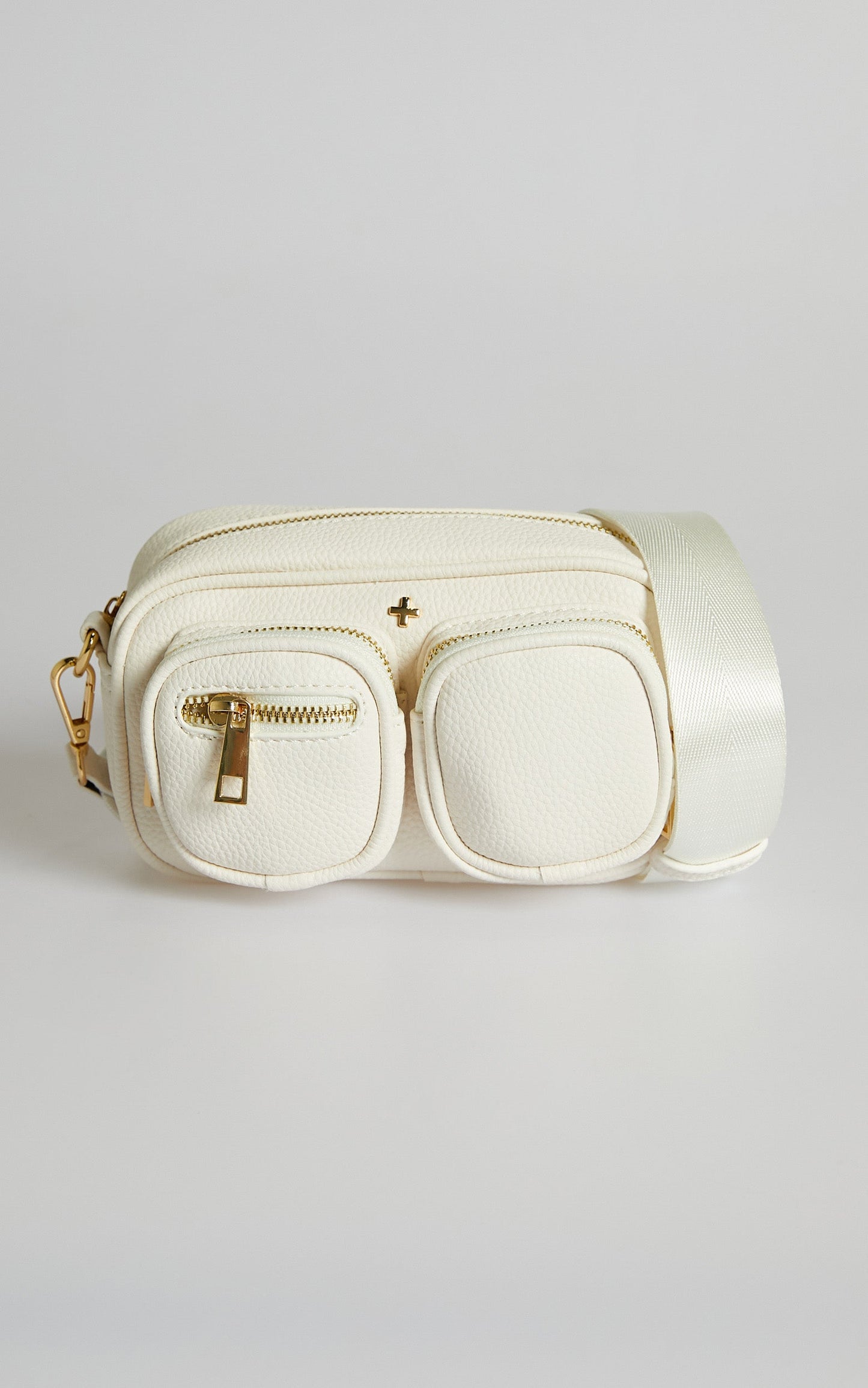 Peta And Jain - Lala Bag in White PU