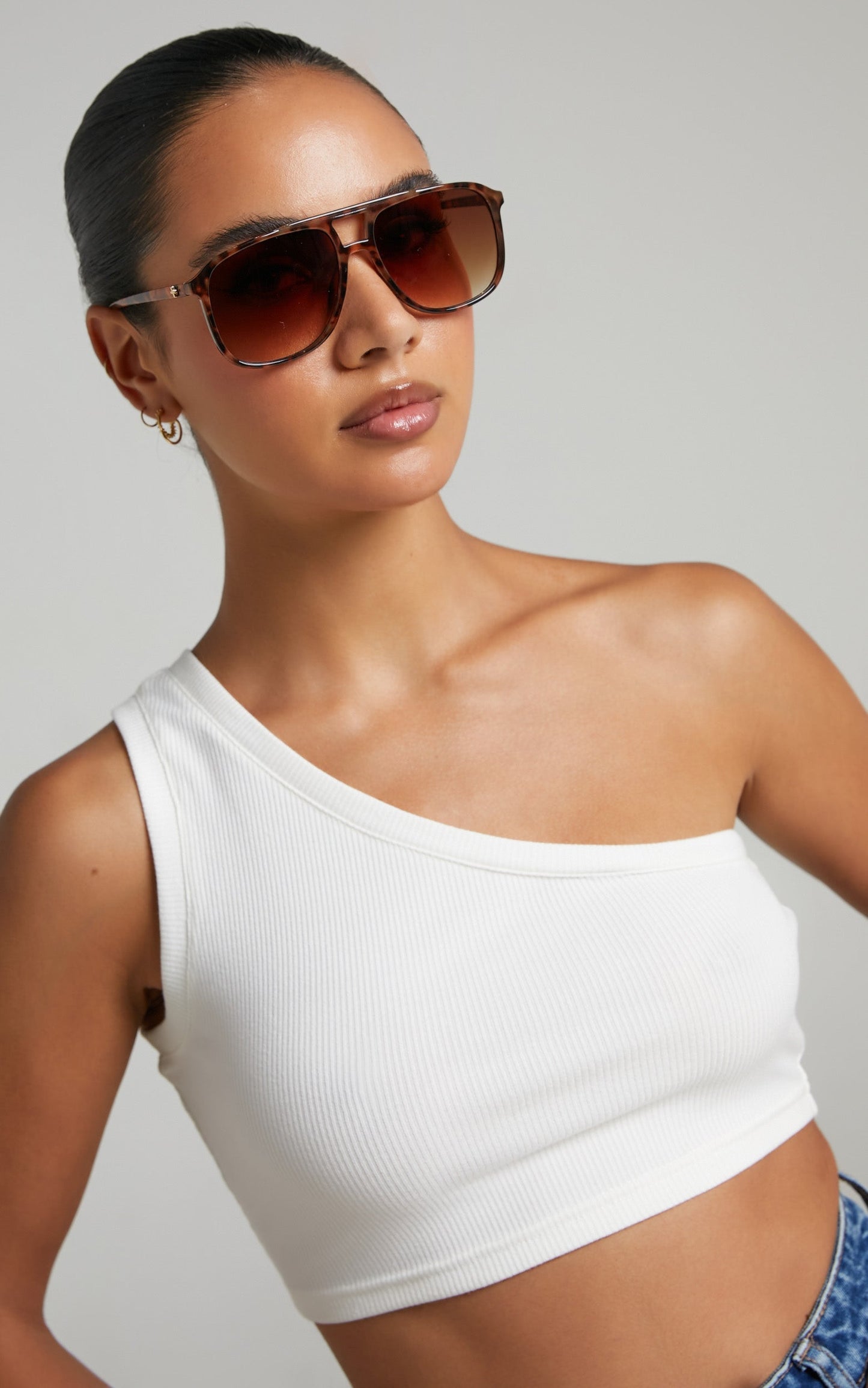 Peta And Jain - Elle Sunglasses in Tortoiseshell