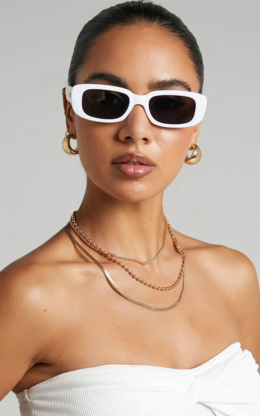 Peta and Jain - Rue Sunglasses in White
