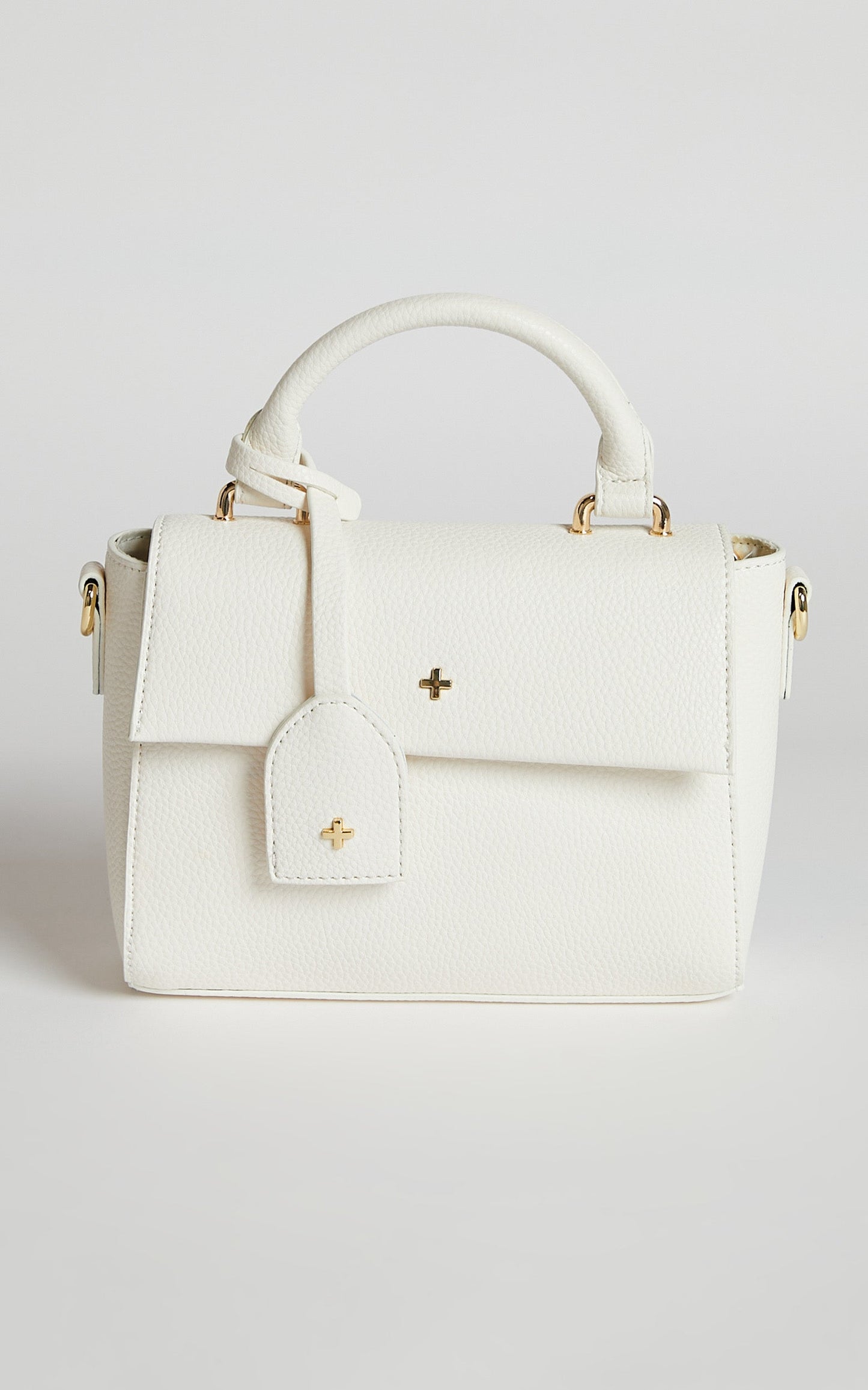 Peta and Jain - Hadid Bag in White Pebble