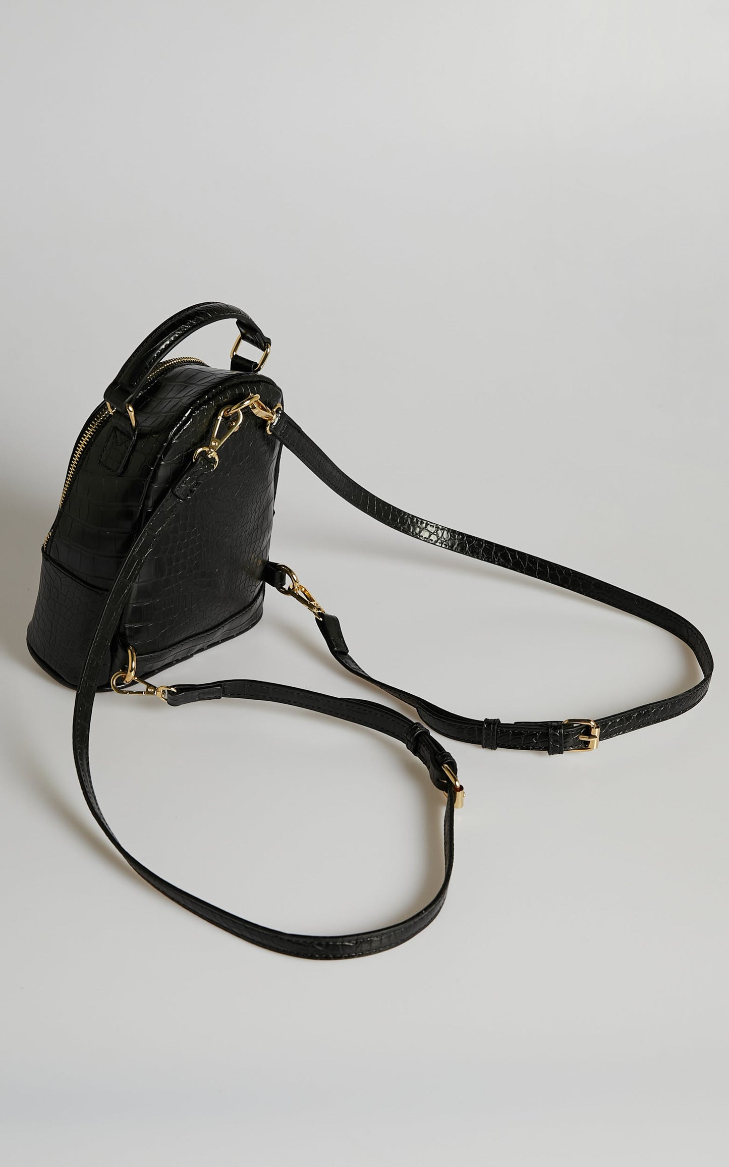 Peta and Jain - Kravitz Bag in Black Croc