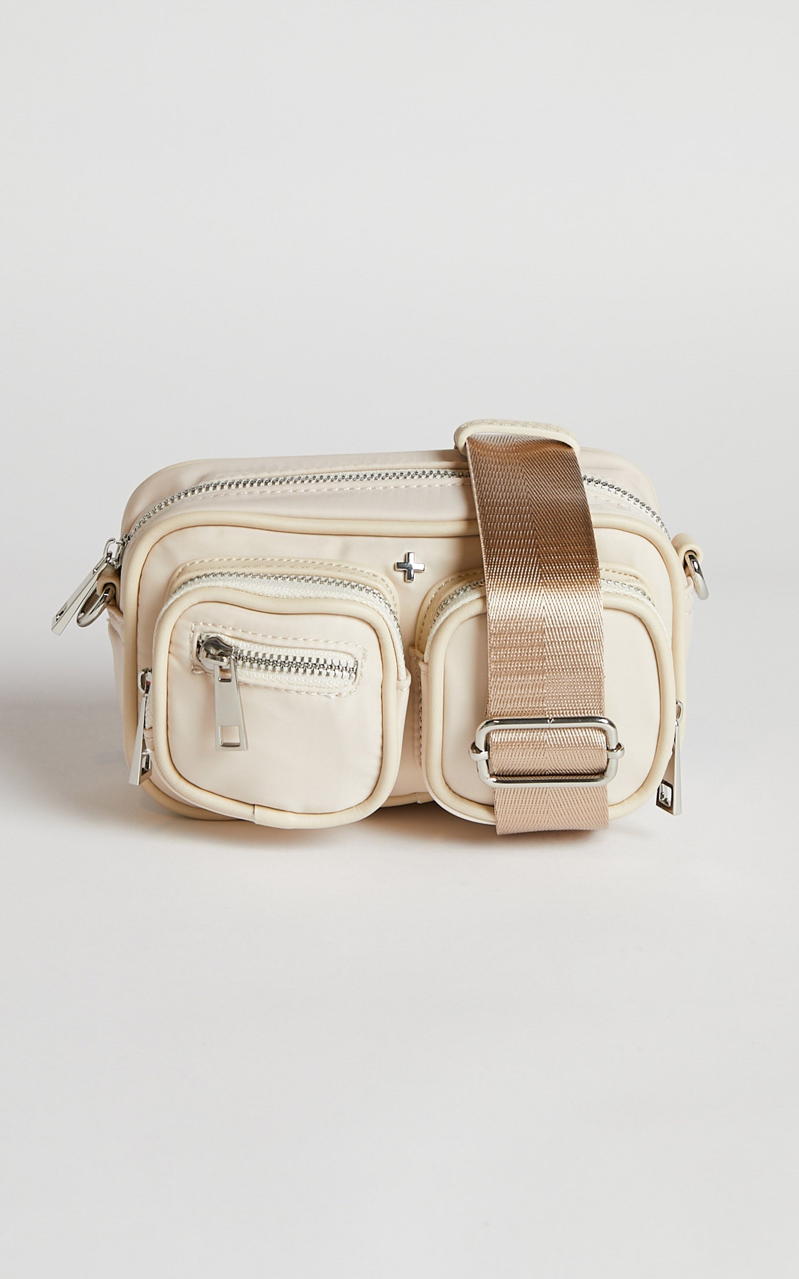Peta and Jain - Lala Bag in Bisque Nylon / Silver