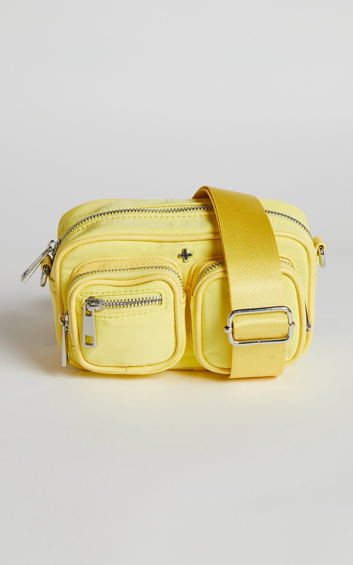 Peta and Jain - Lala Bag in Lemon Nylon / Silver