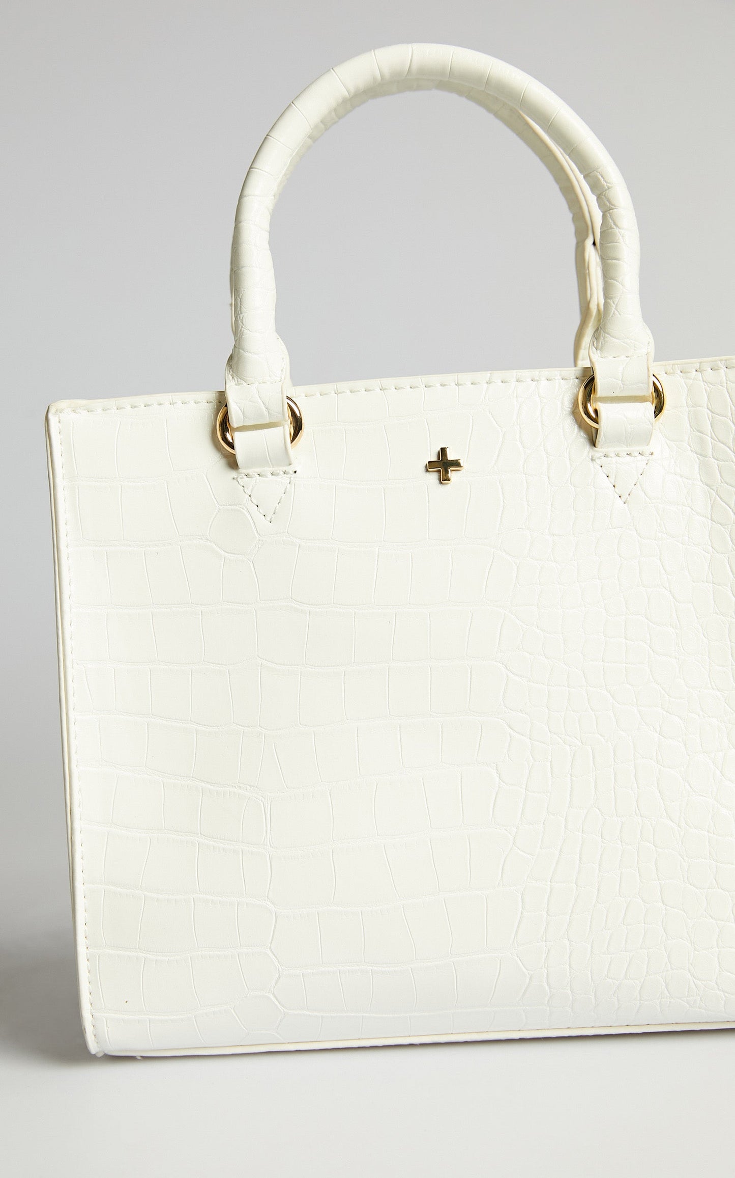 Peta and Jain - Lucca Bag in White Croc