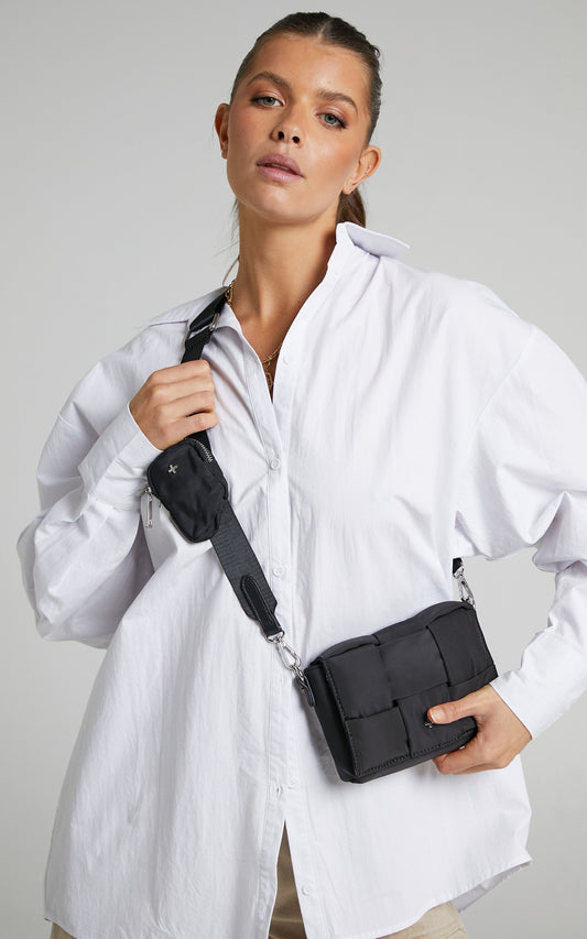 Peta and Jain - Vespa Bag in Black Nylon