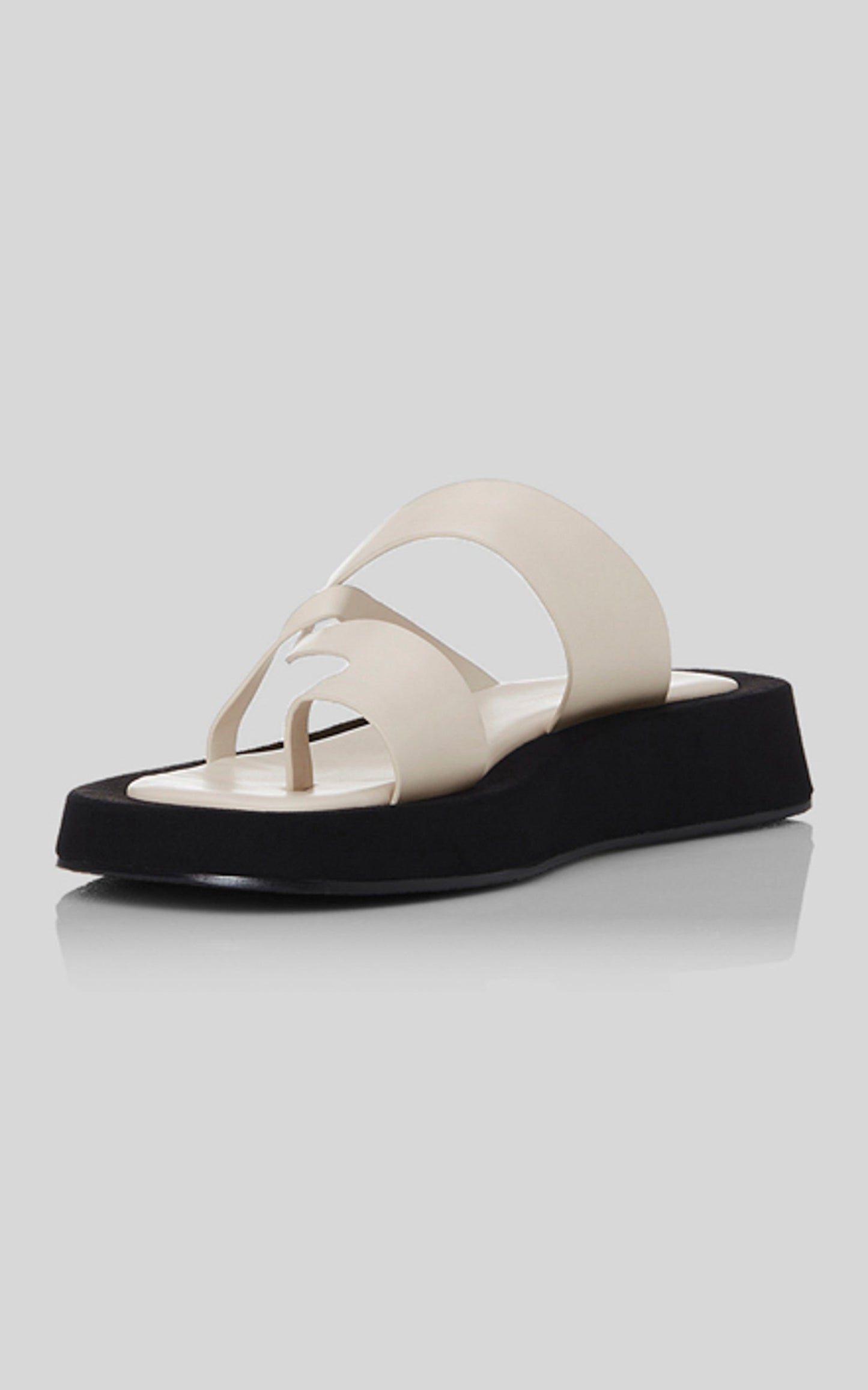 Alias Mae - Polo Sandals in Bone Leather