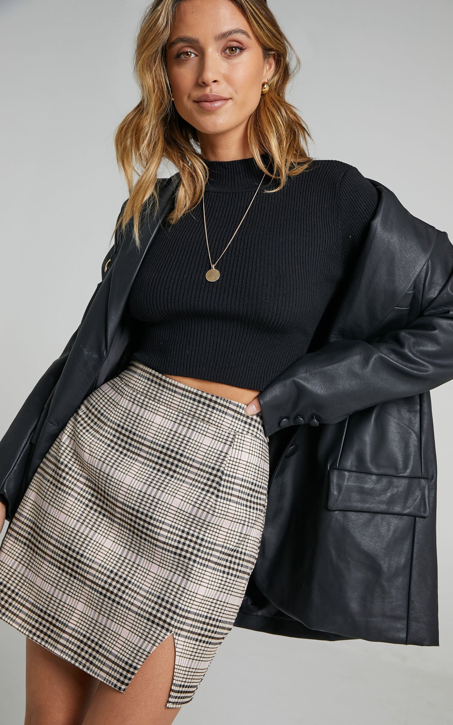 Portia Knit Top in Black