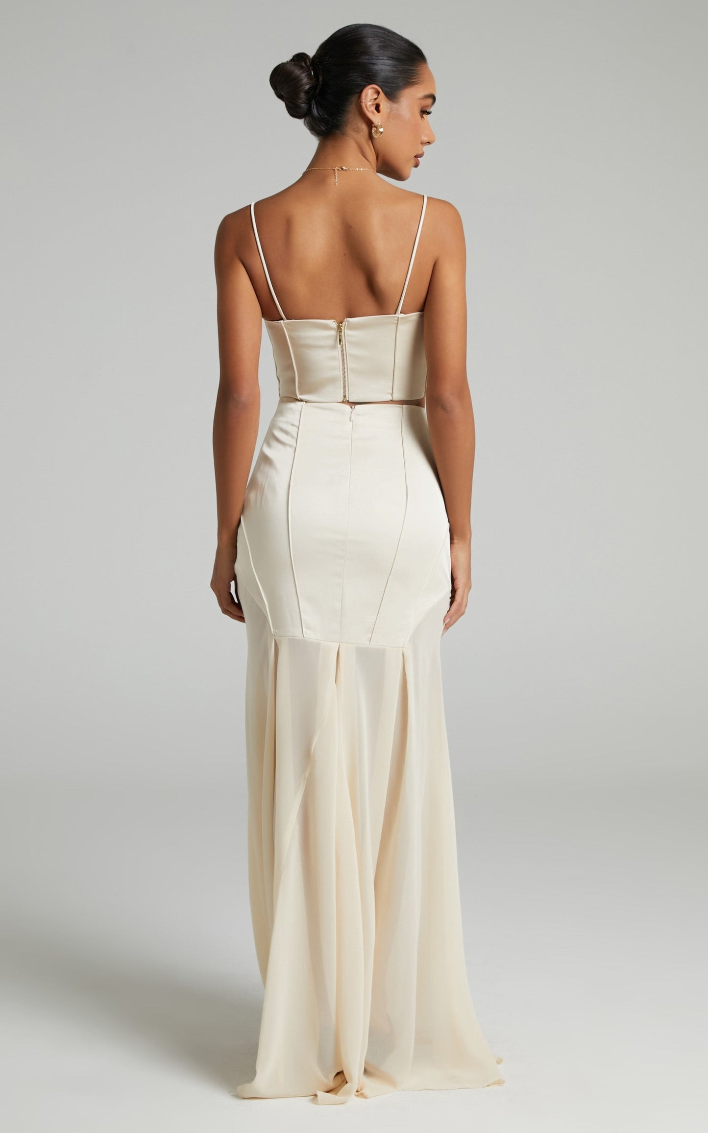 Prem The Label - Ivana Maxi Skirt in Champagne