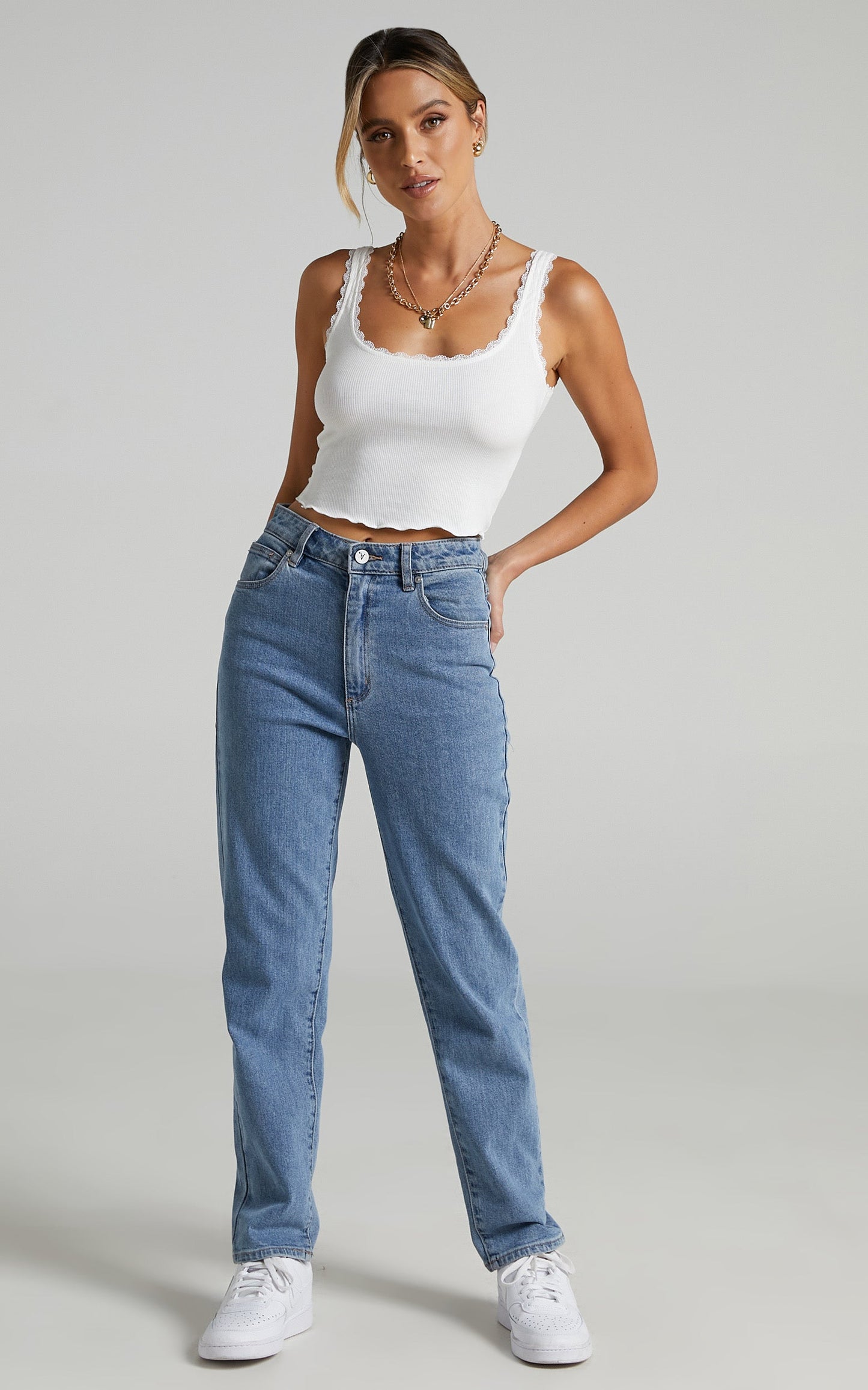 Problem Child Top In White