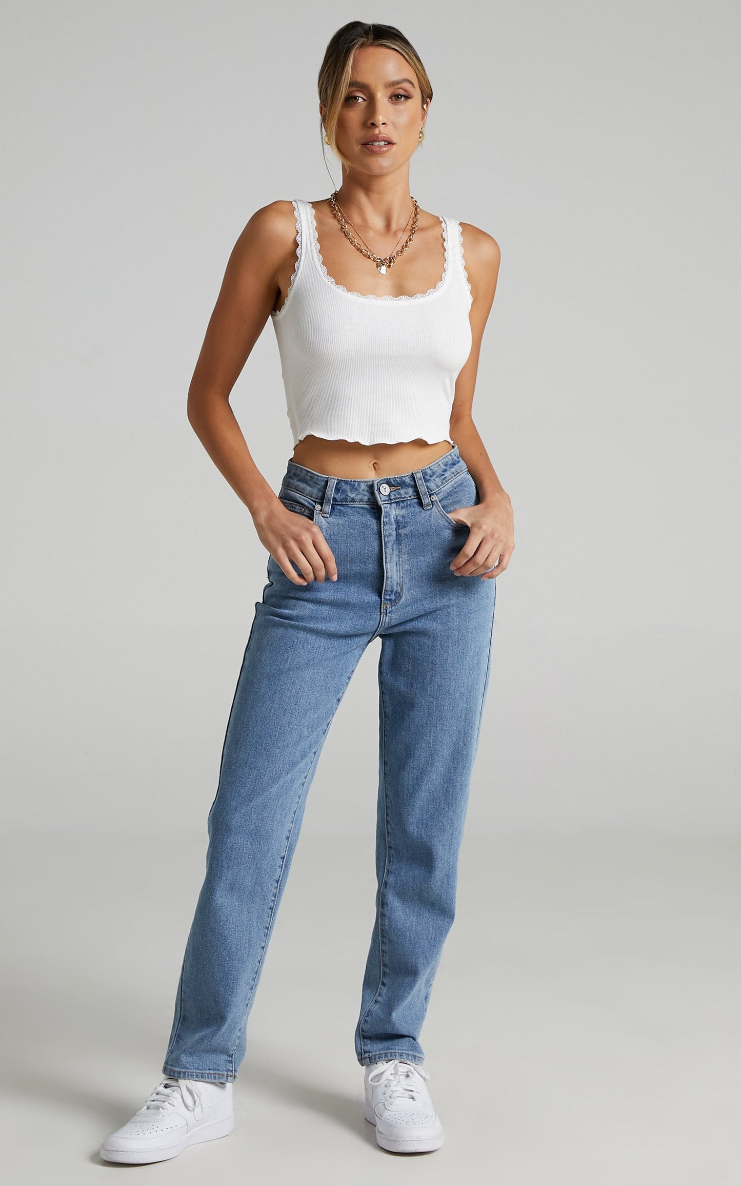 Problem Child Top In White