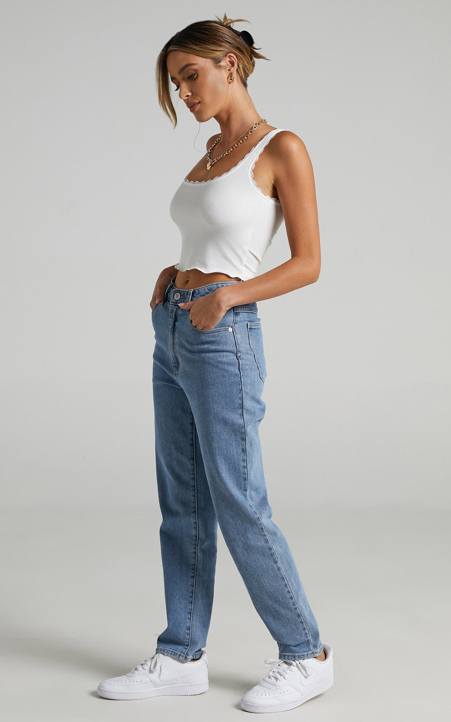 Problem Child Top In White
