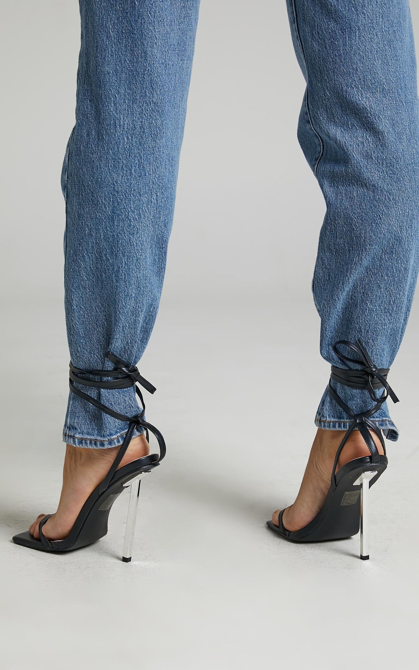 Public Desire - Asset Heels in Black PU