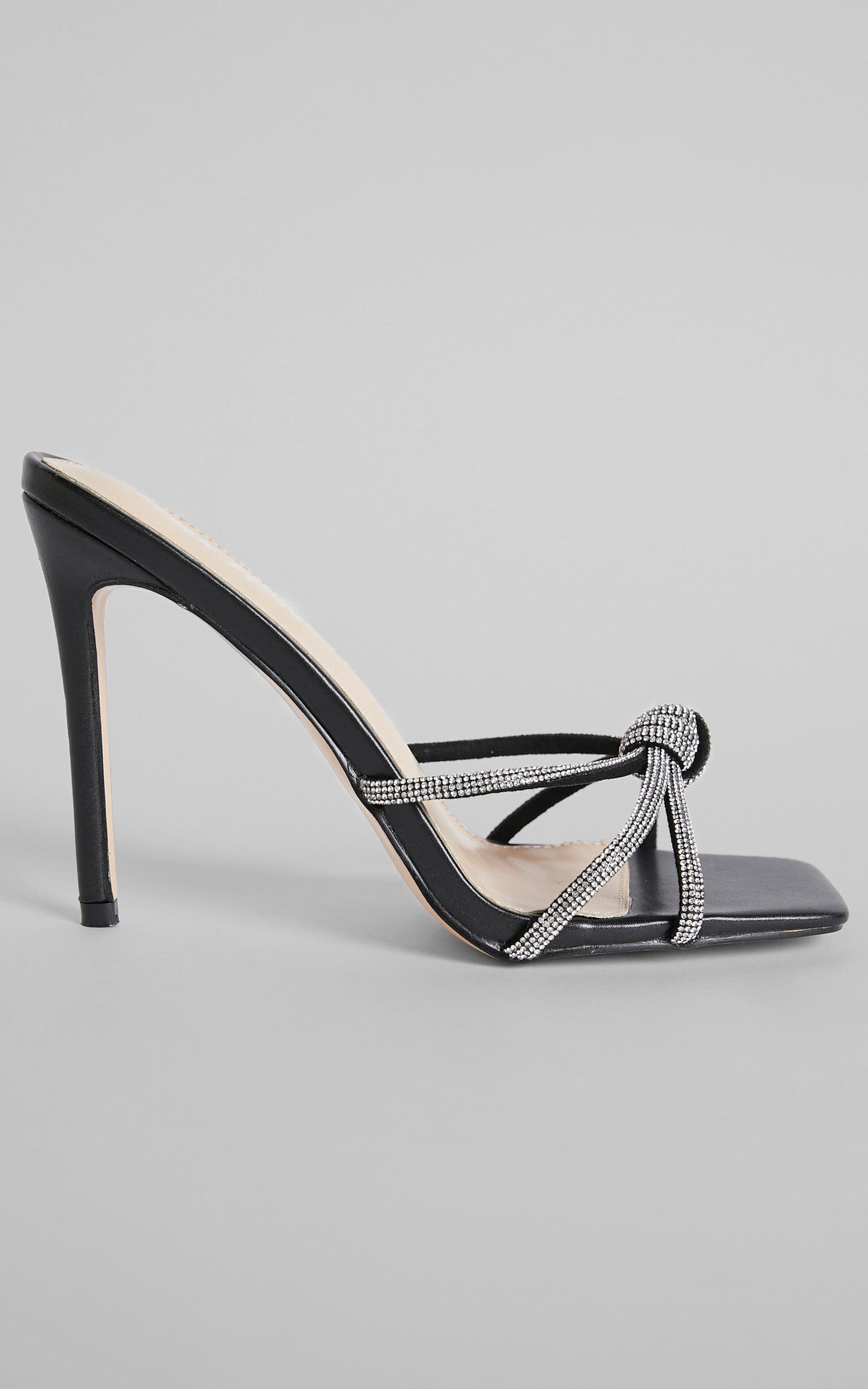 Public Desire - Nadina Heels in Black