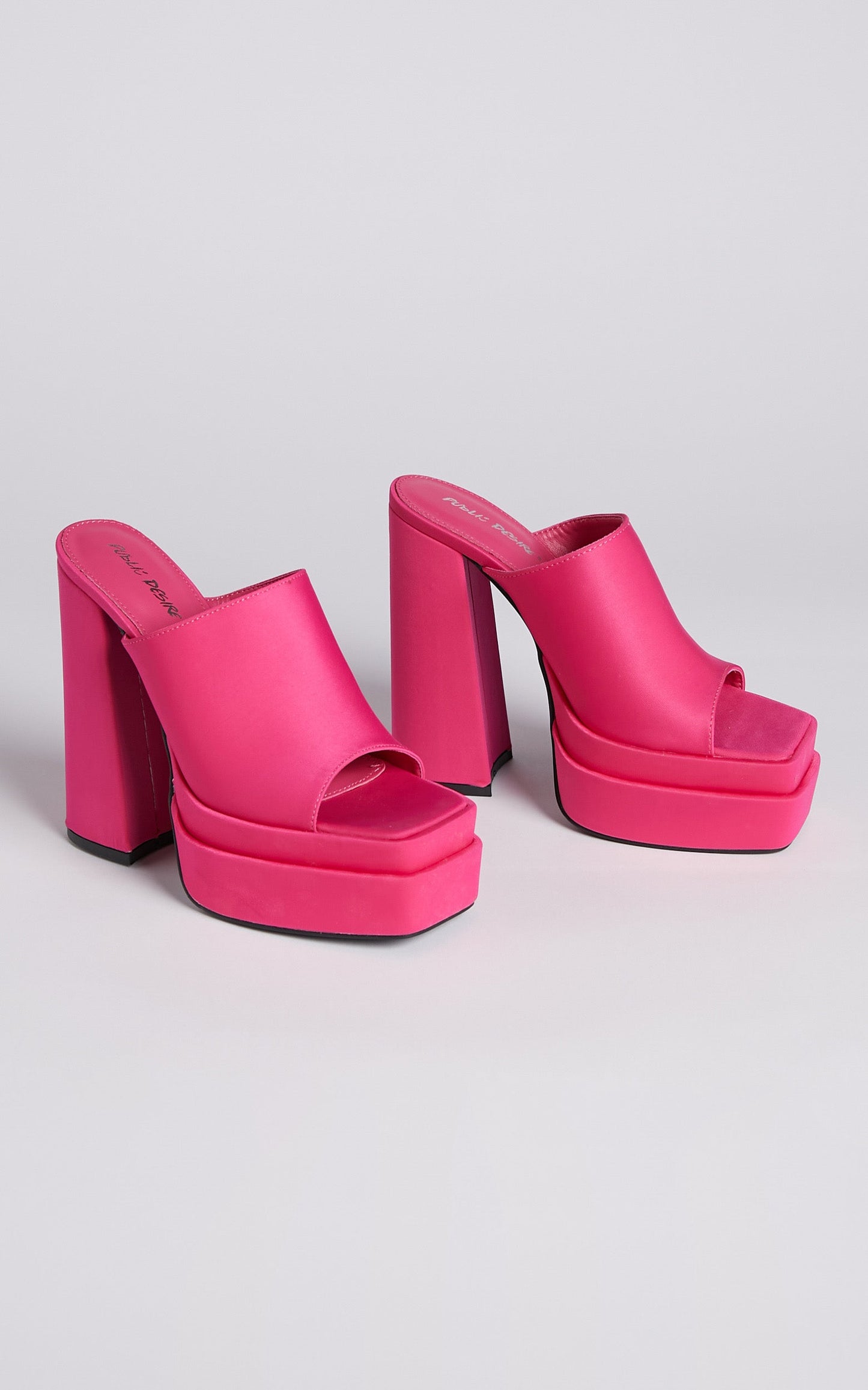 Public Desire - Sky High Heels in Pink