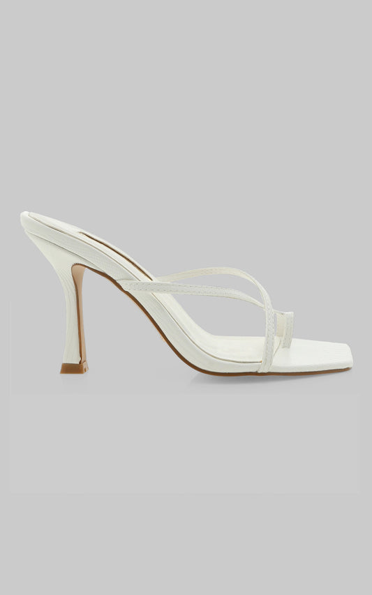Billini - Ravinia Heels in White Scale