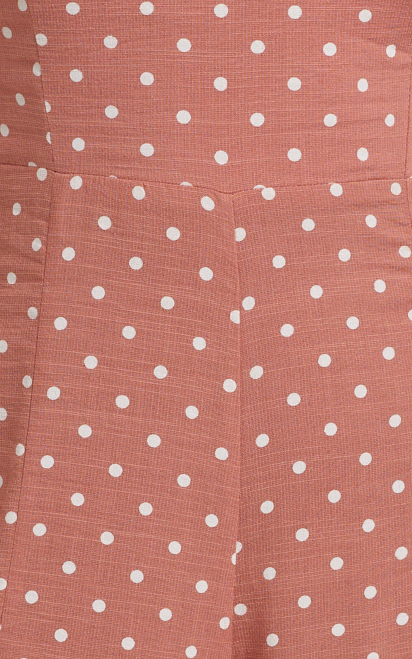 Emmie Tie Back Wide Leg Jumpsuit in Dusty Pink Spot